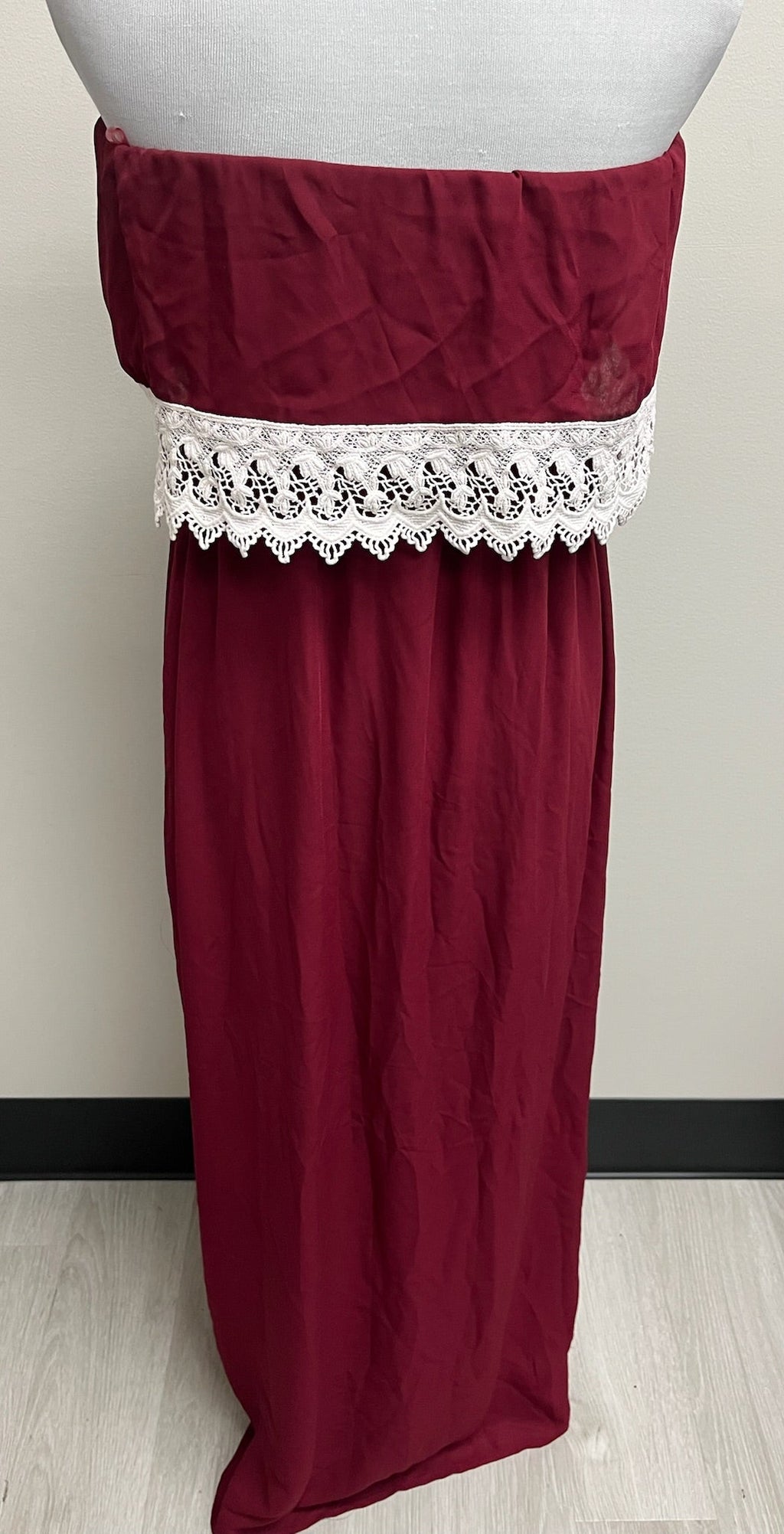 Women’s Burgundy Tube Dress