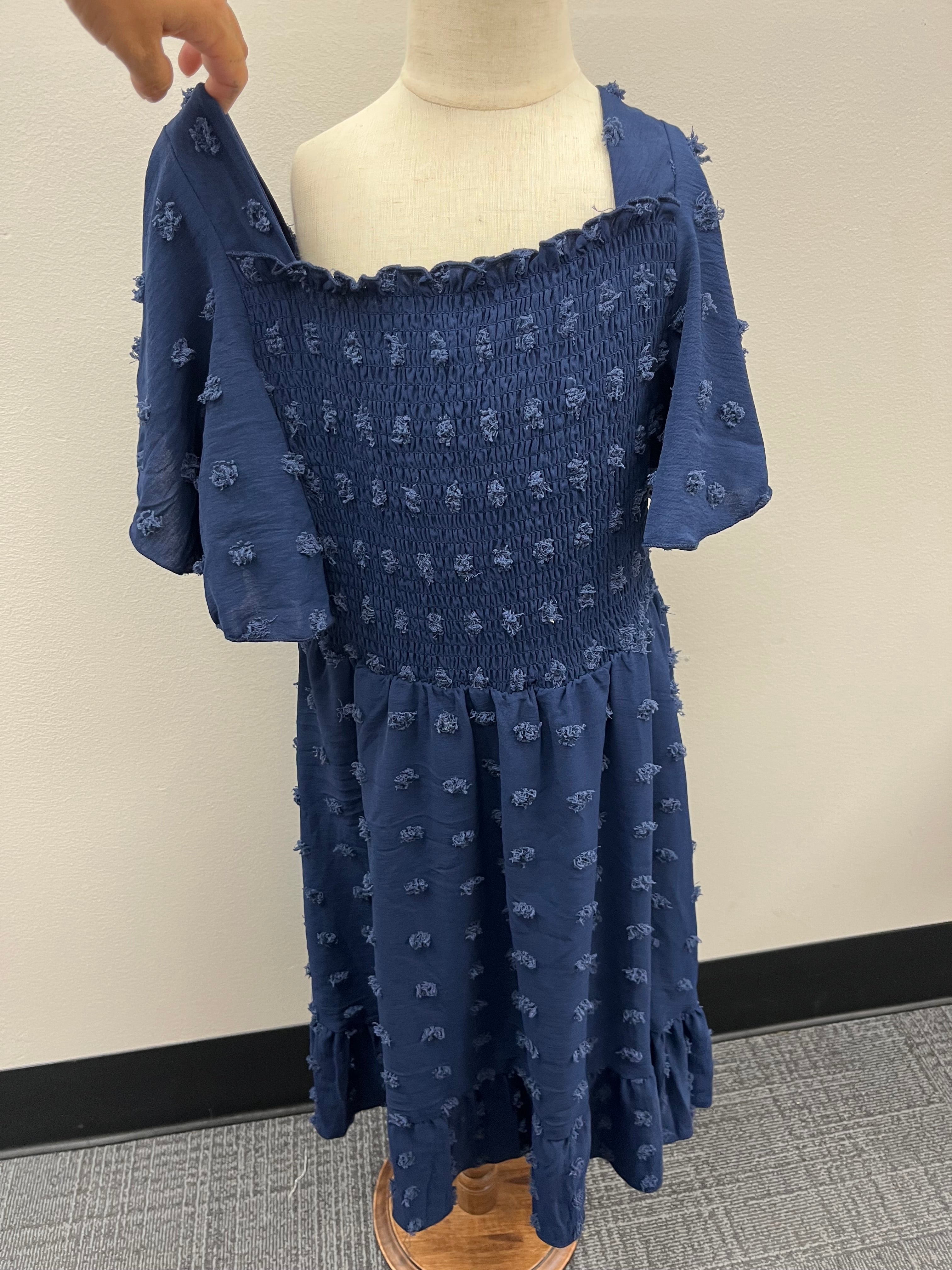 New Girls Blue Dress