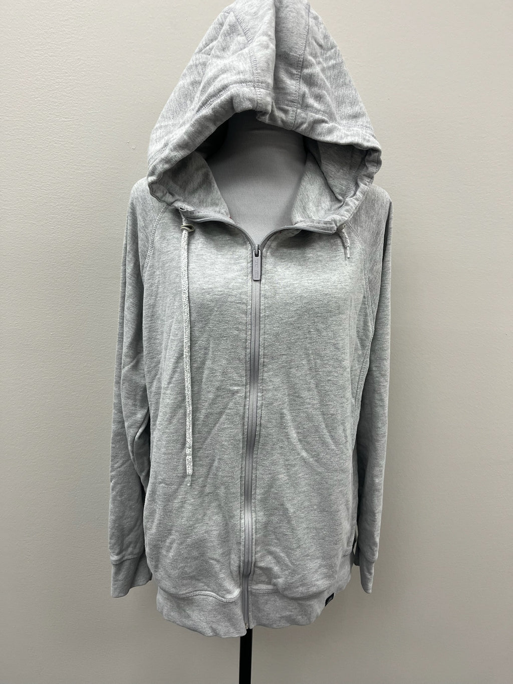 Women’s Grey Zip Up Sweater