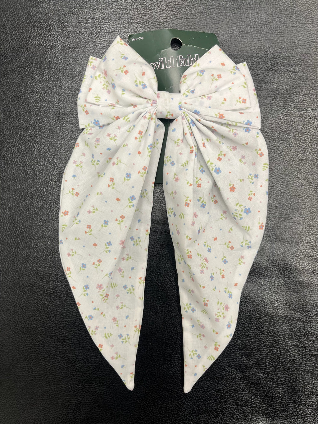Floral Bow Clip