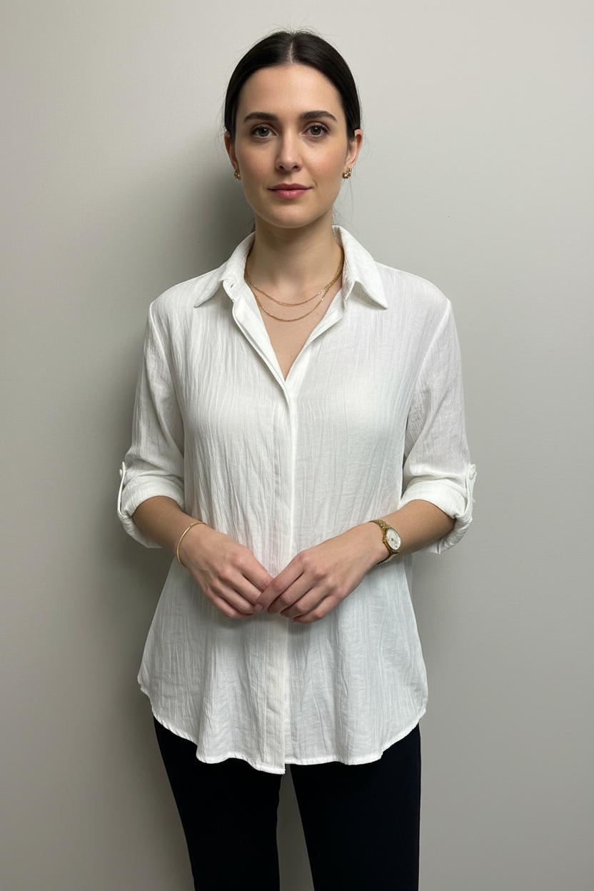 New Women’s White Light Weight Shirt