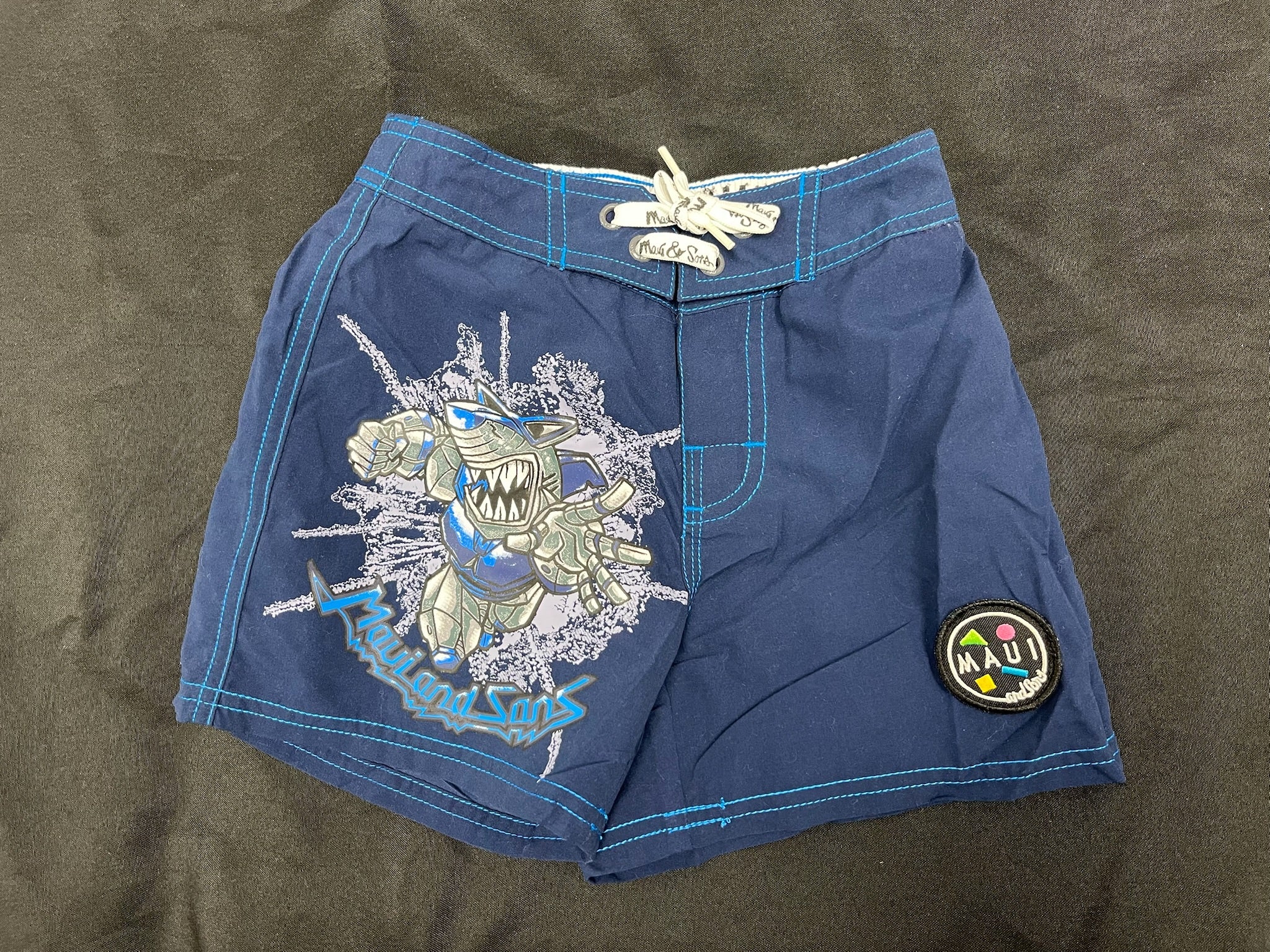 Boys Blue Swim Trunks