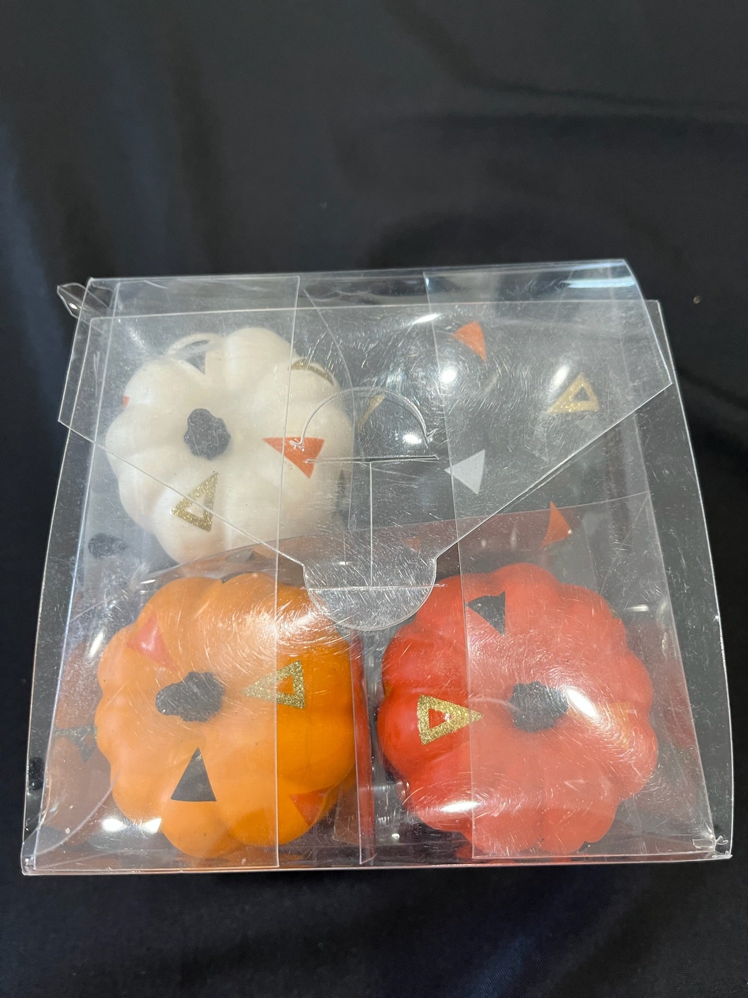 8 Piece Halloween Fall Pumpkins Decor Set