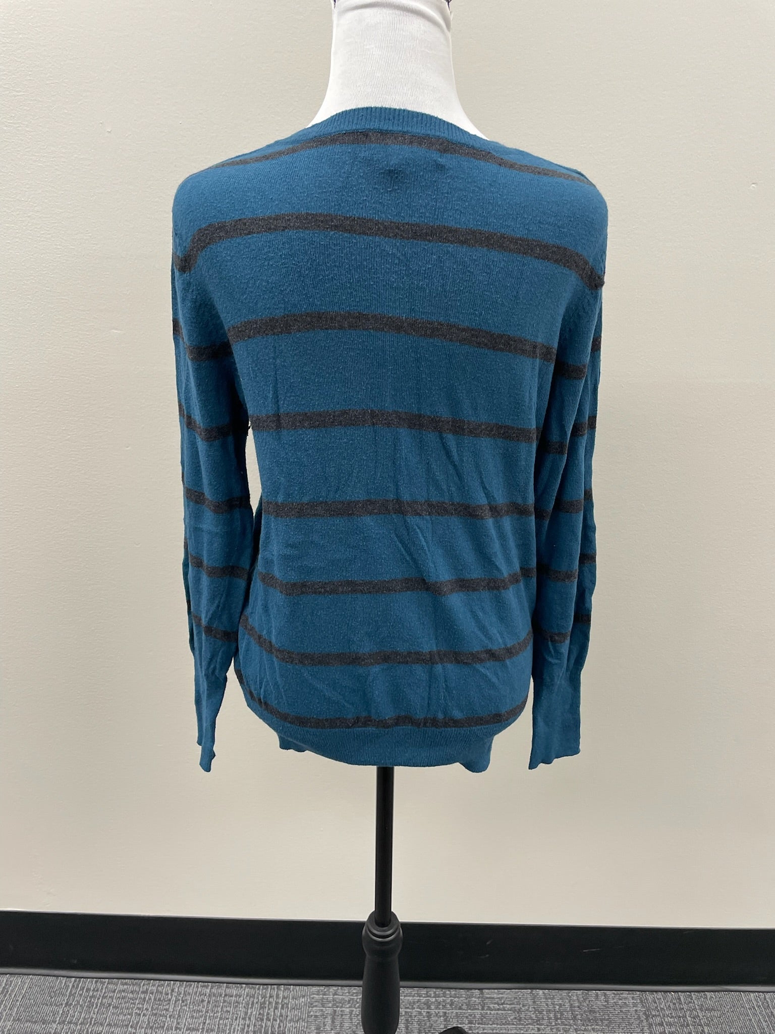 Women’s Blue Striped Long Sleeve Shirt