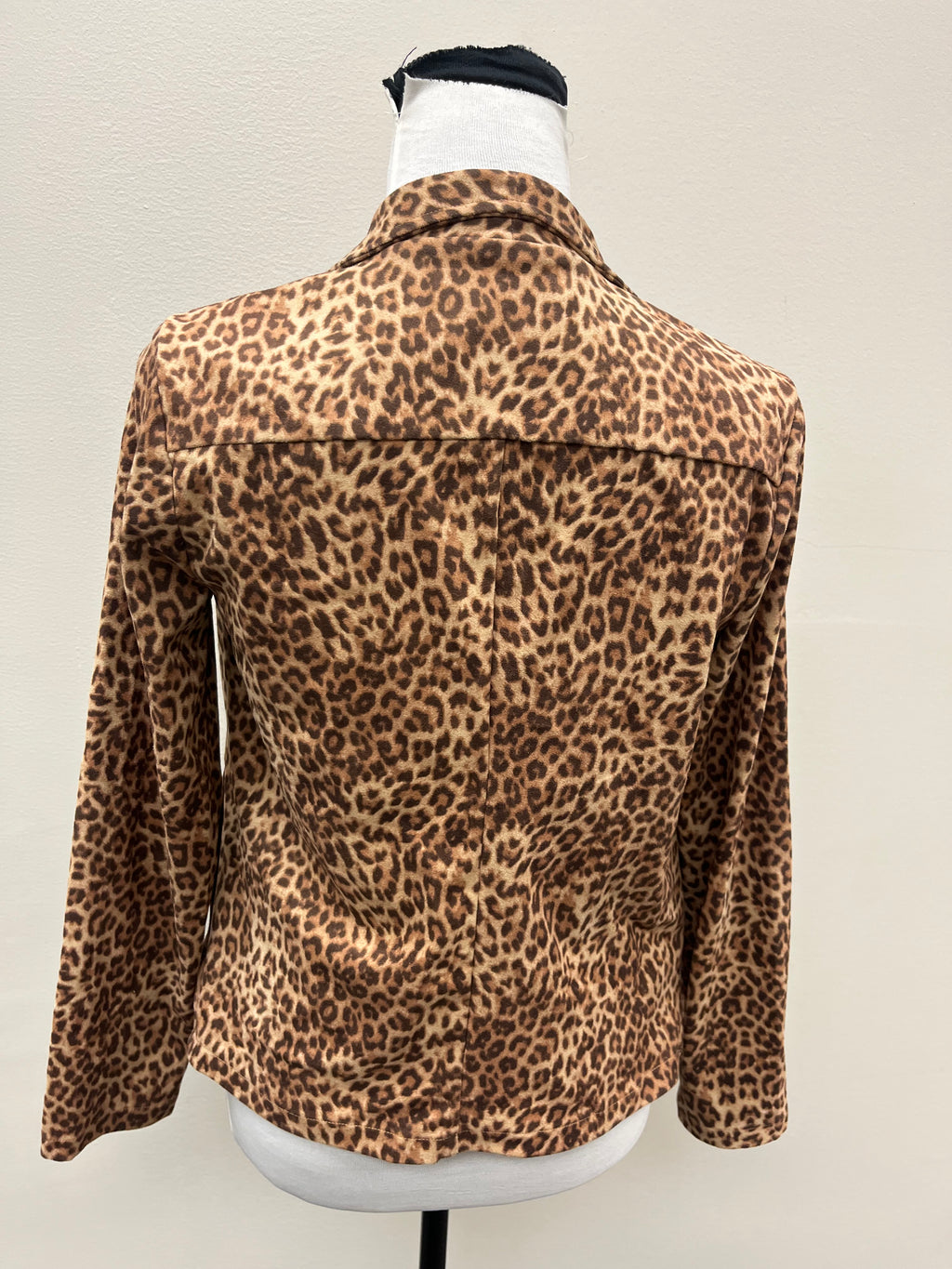 Used Women’s Leopard Blazer Jacket