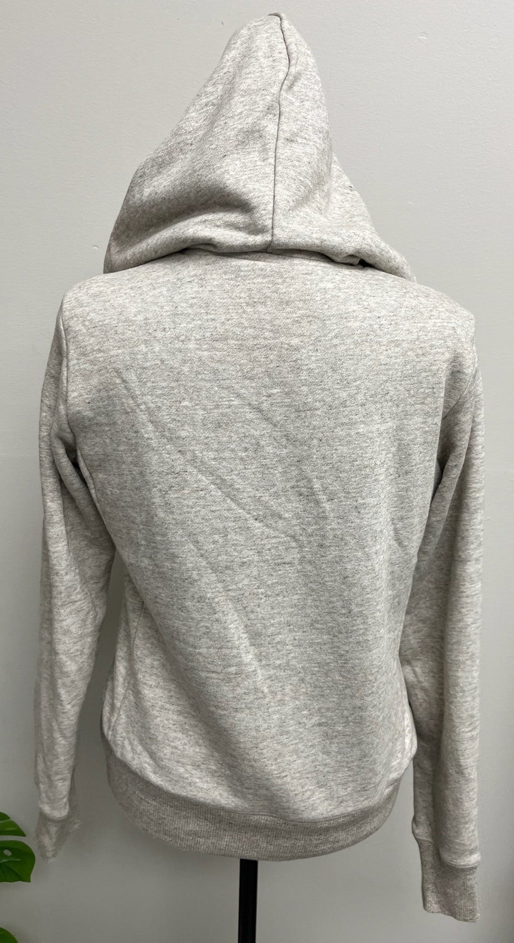 Used Women’s Grey Zip Up Hooded Sweater