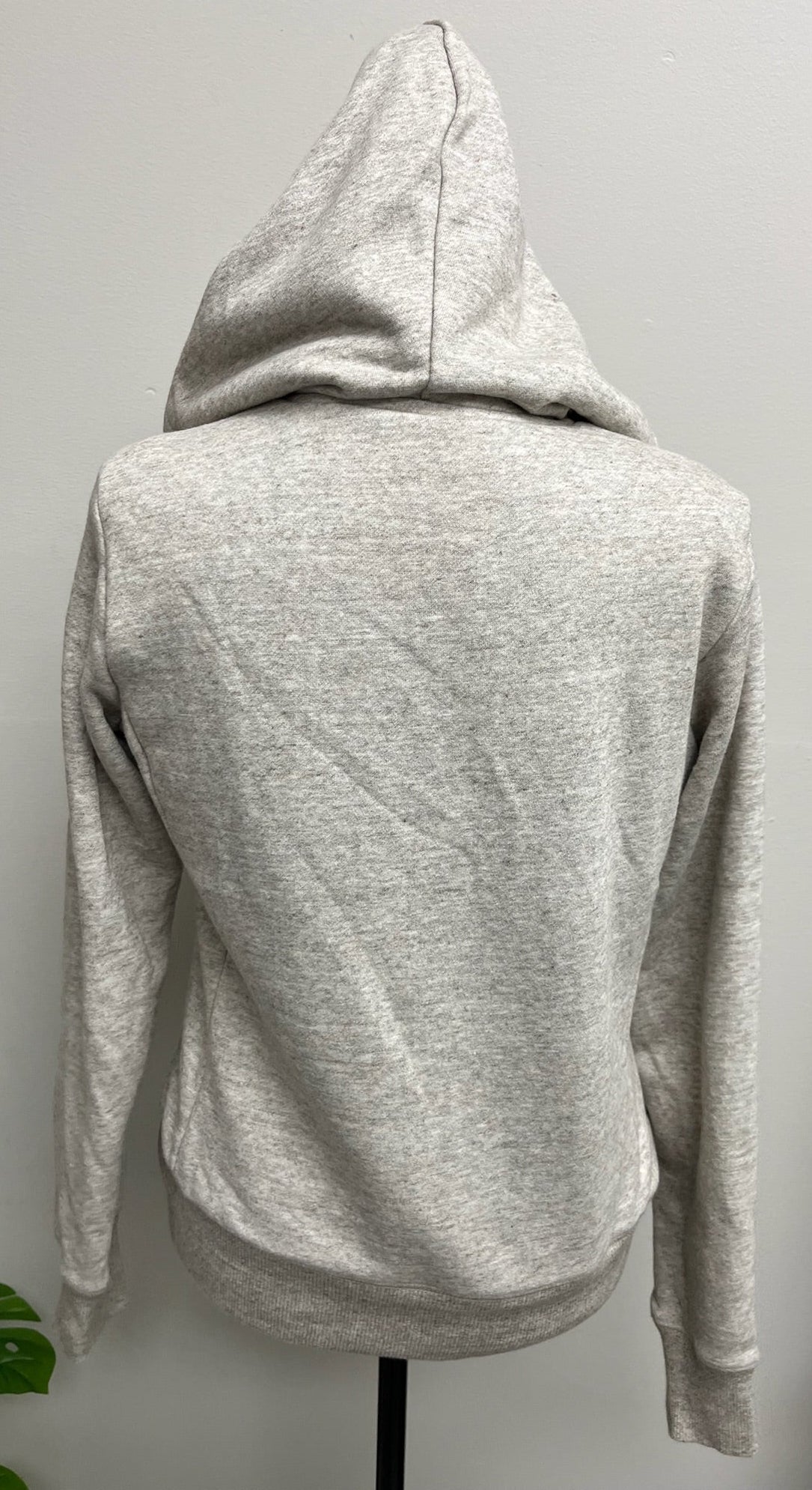 Used Women’s Grey Zip Up Hooded Sweater