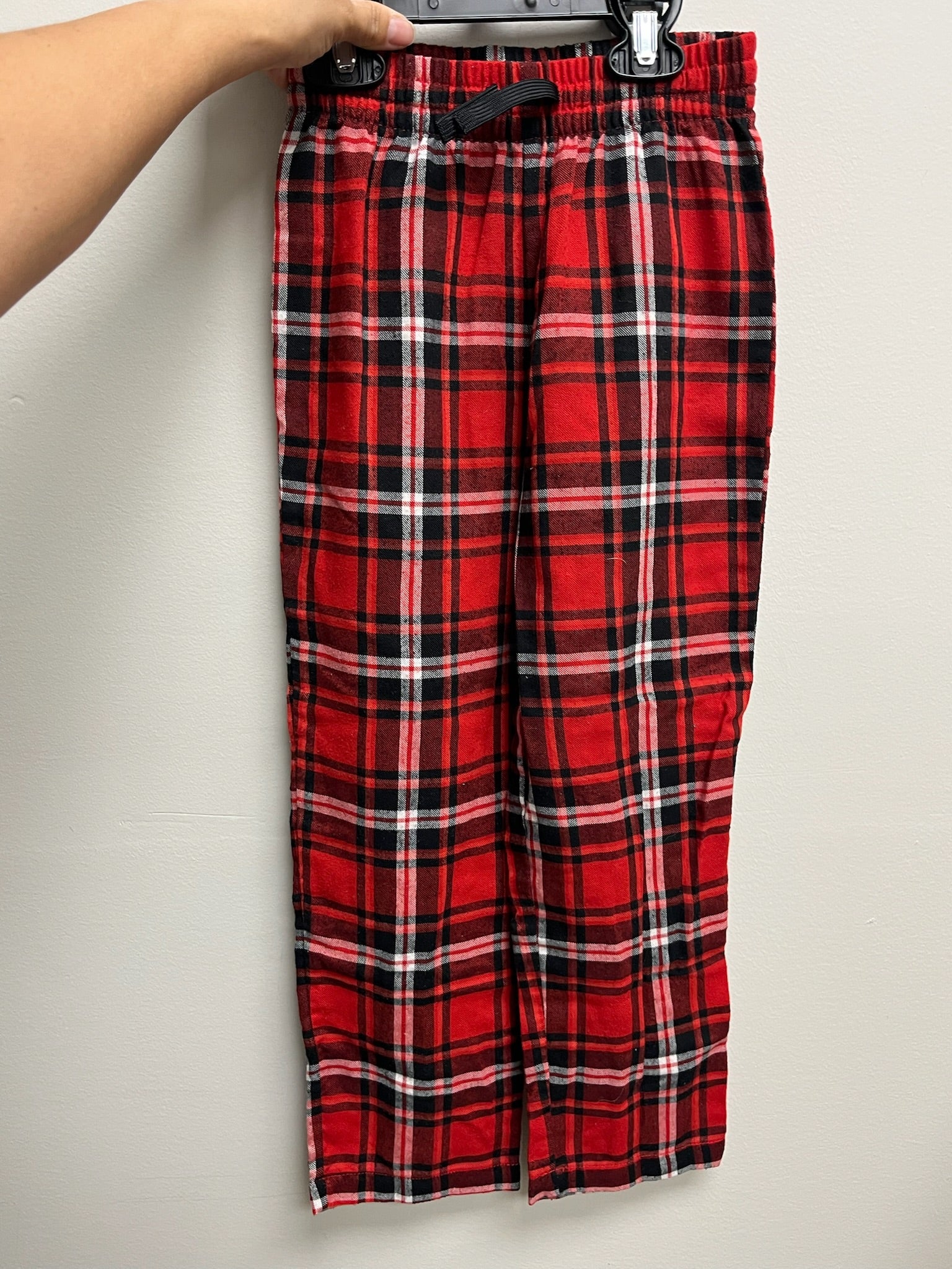 Used Boys Red Flannel Pajama Pants