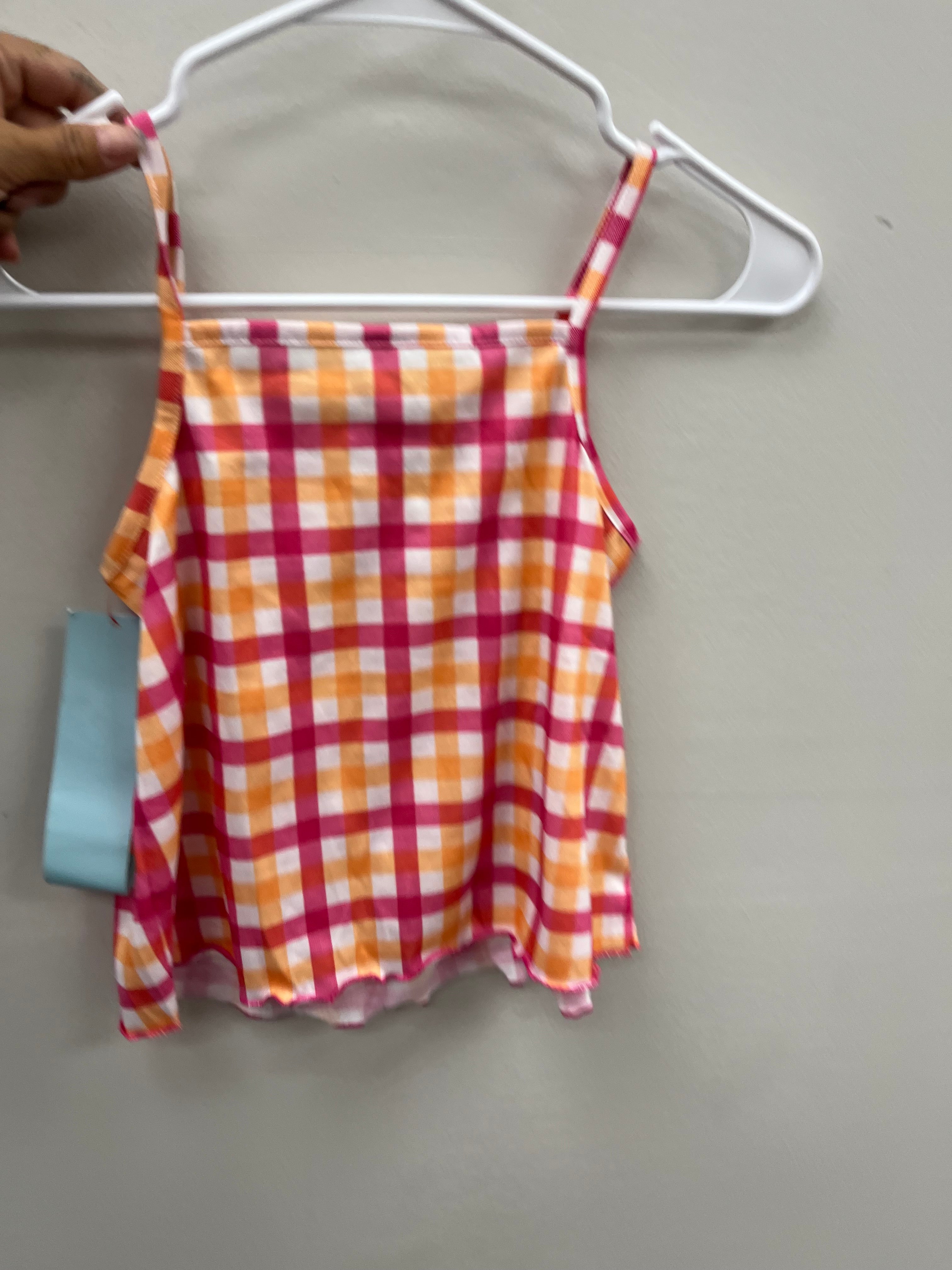 New Girls Two Piece Checkered Set