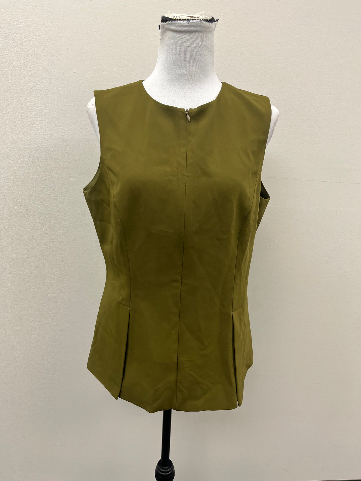 New Women’s Green Zip up Vest