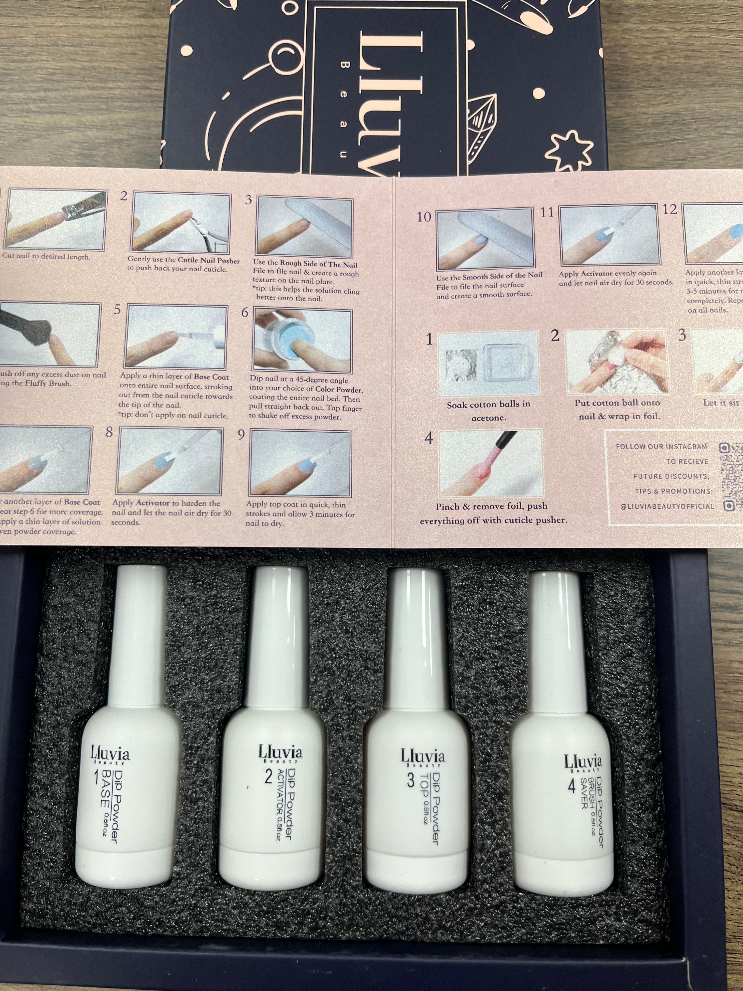New 12 Dip Colored Powder Gel Nail Sets