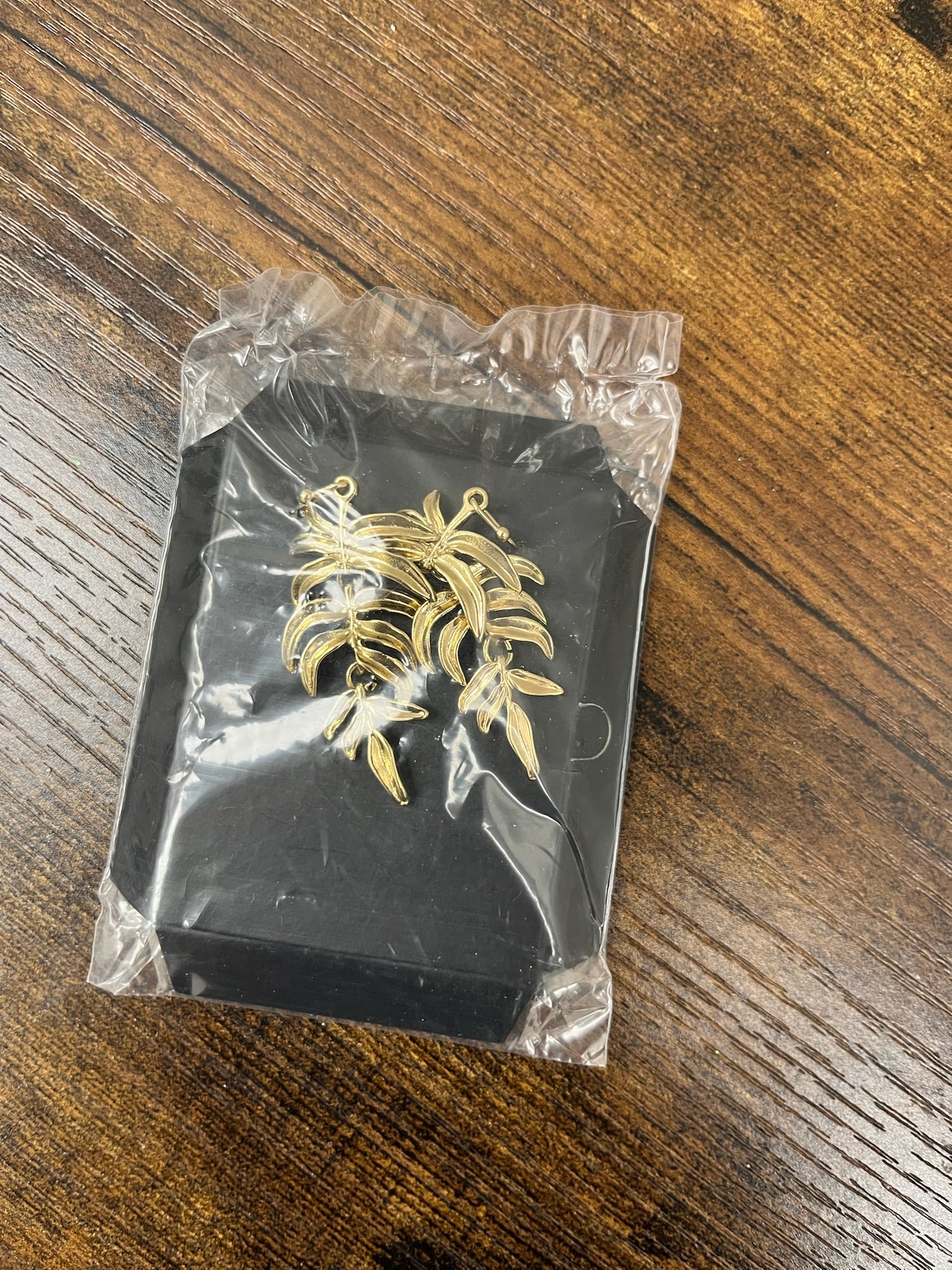New Gold Leaf Earrings