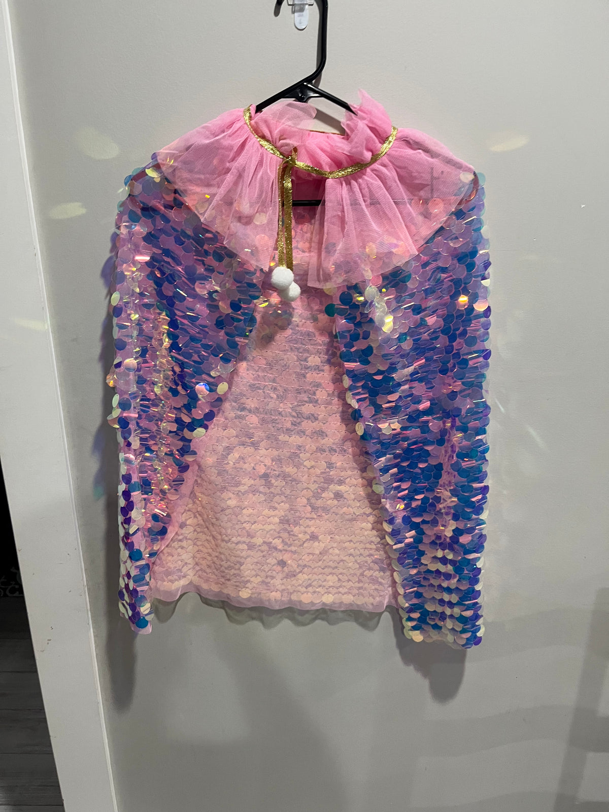 Used Girls Sequin Princess Cape