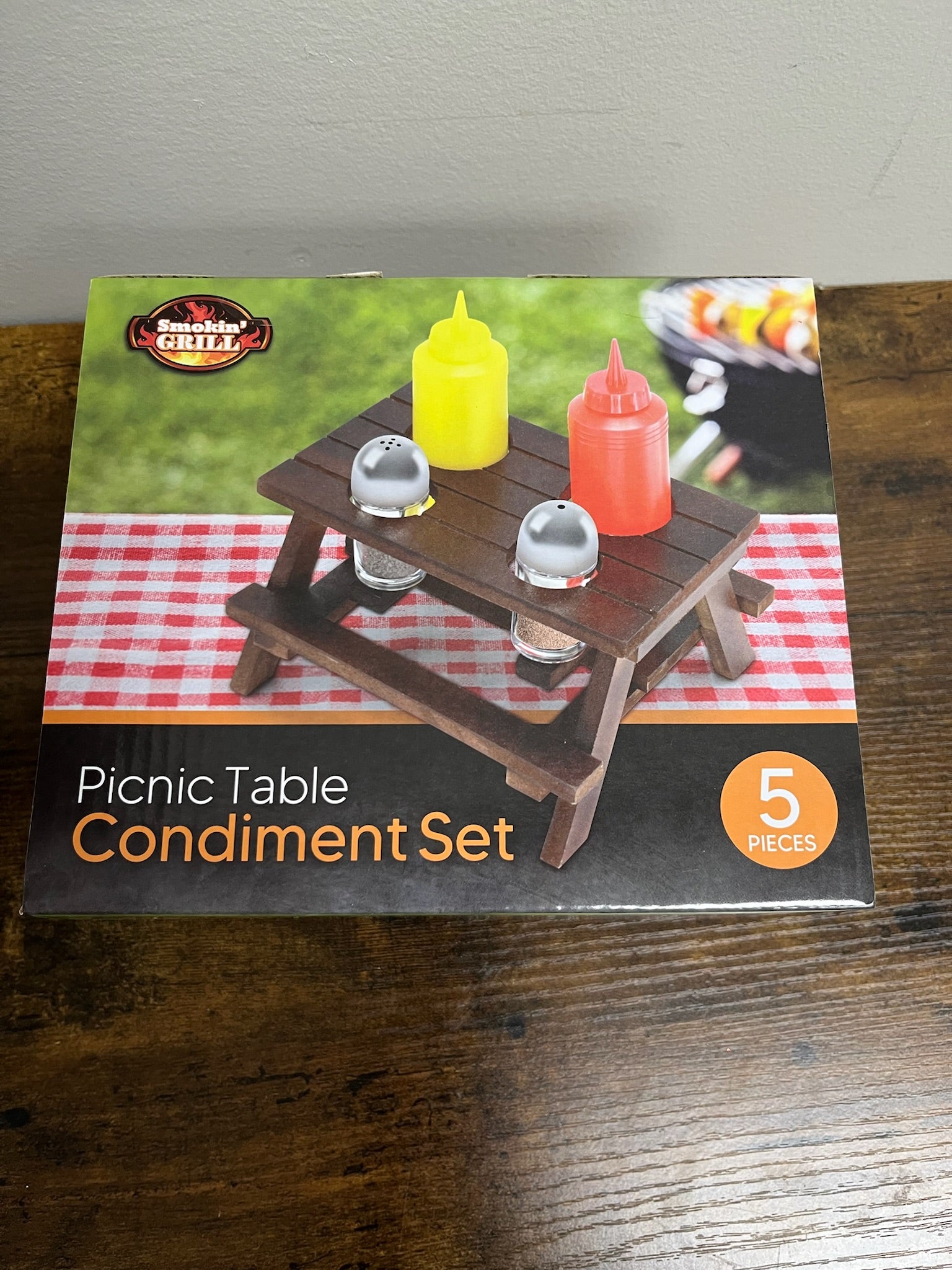 New Condiment Picnic Table Set