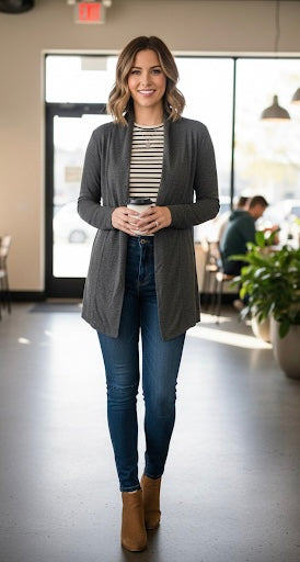 Women’s Grey Cardigan