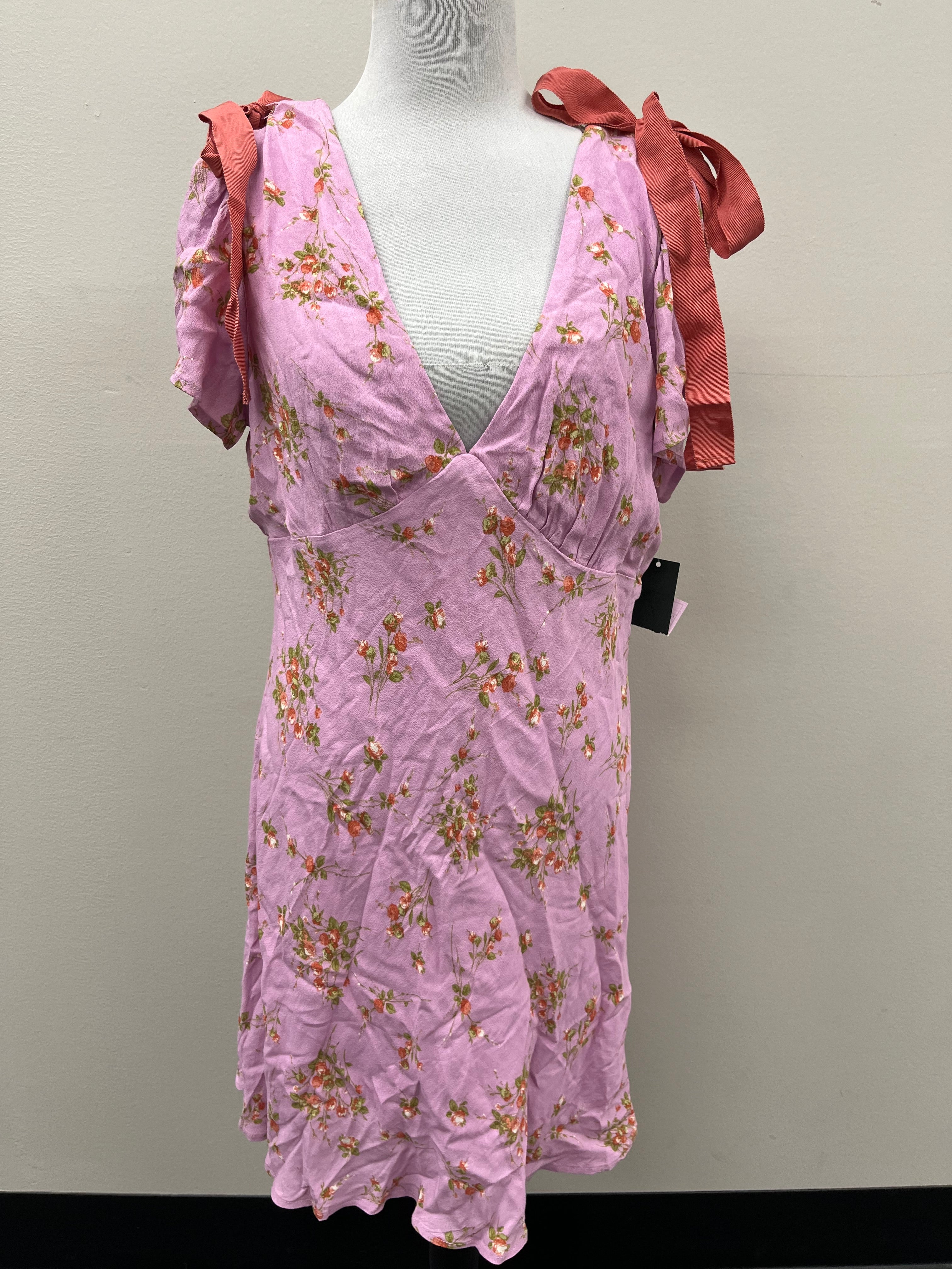 New Women’s Pink Floral Dress