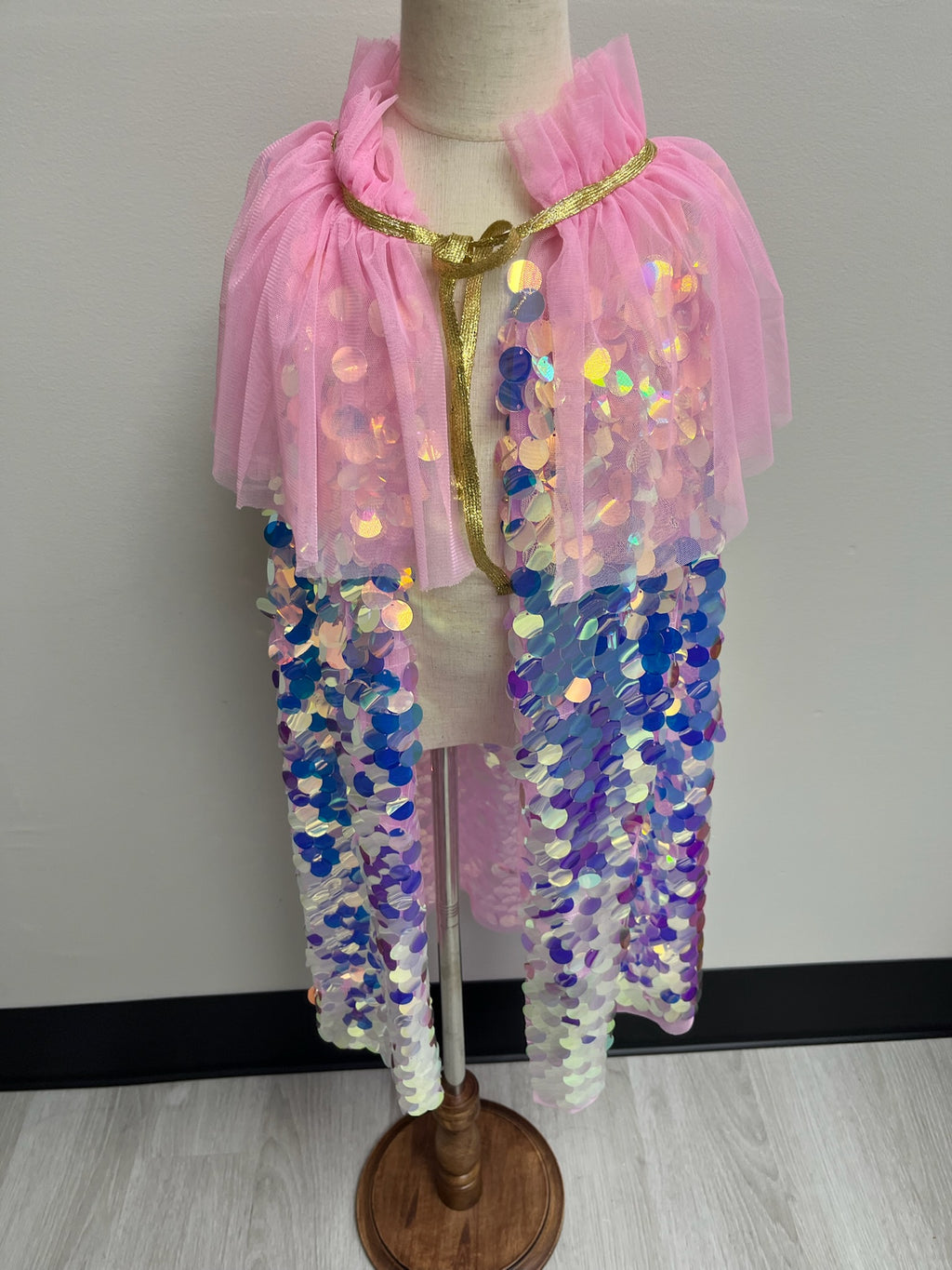 Girls Princess Mermaid Cape
