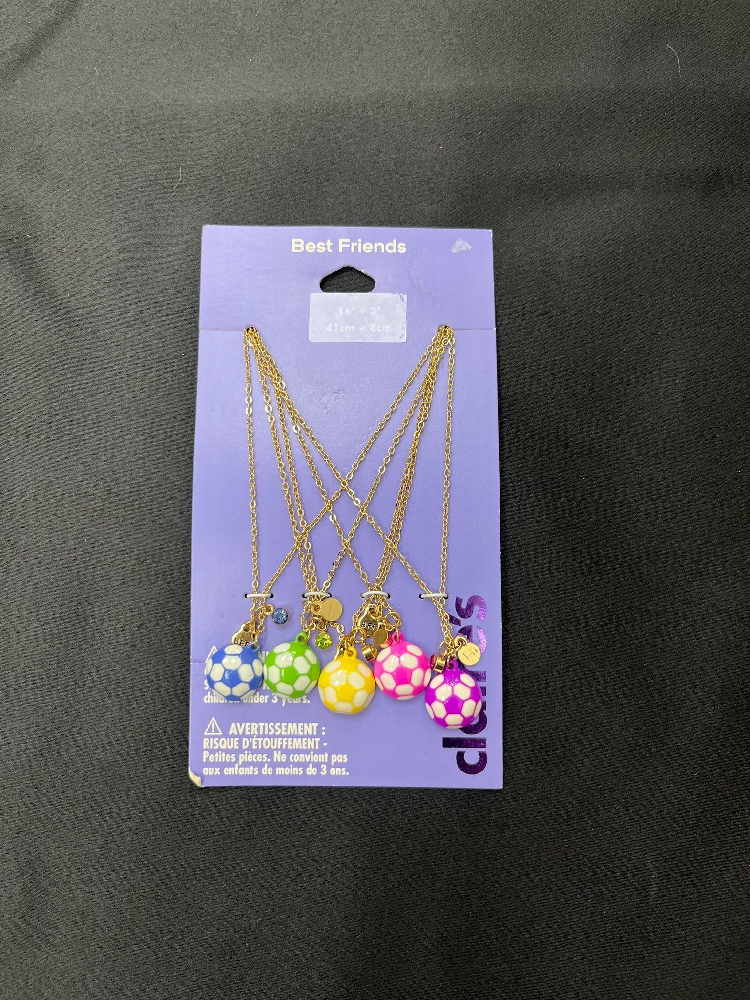 5 Piece Soccer Necklace Set