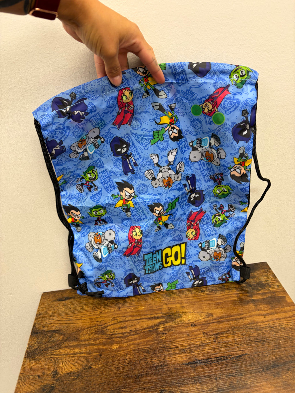 New Drawstring Teen Titan Backpack