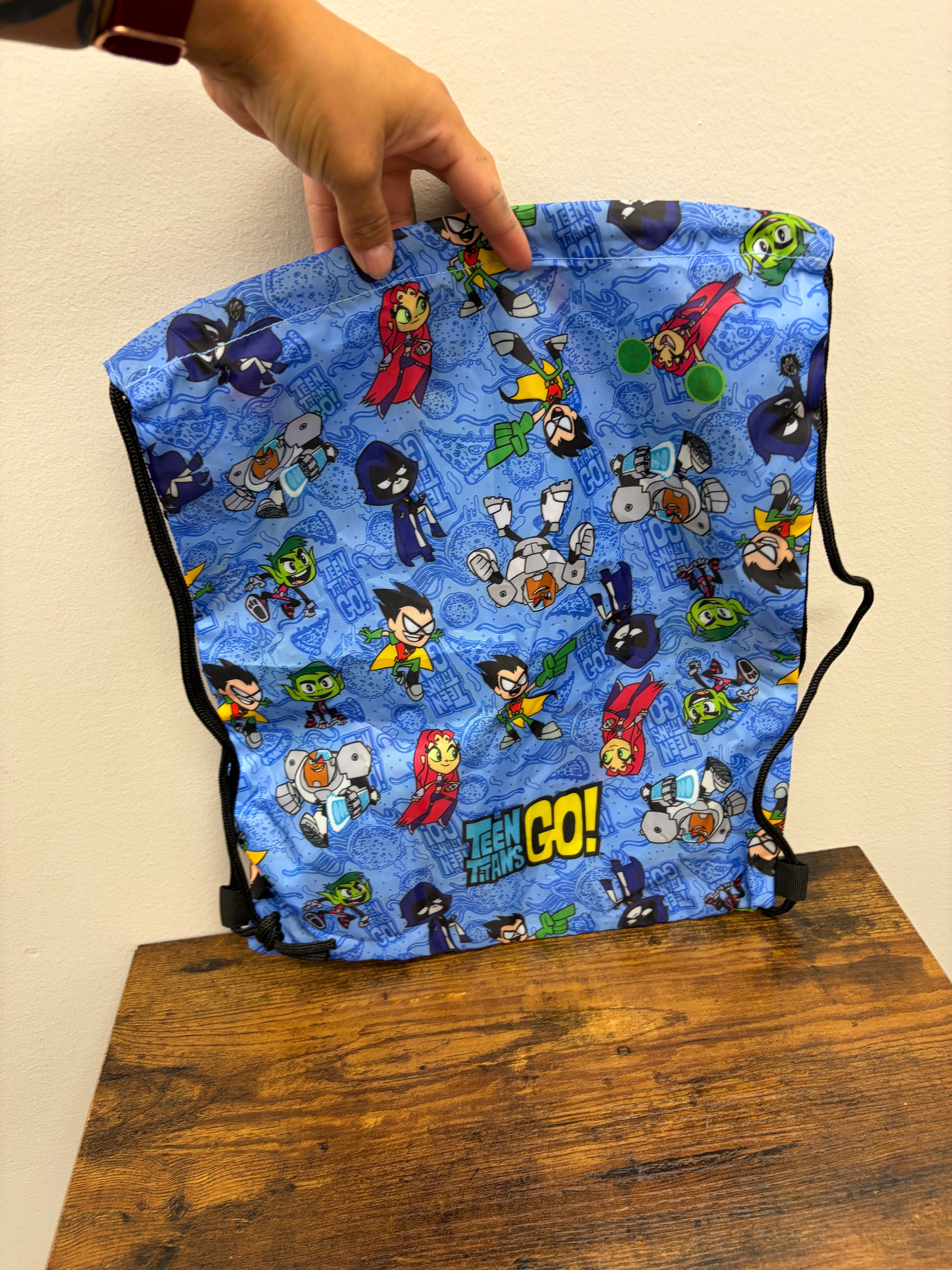 New Drawstring Teen Titan Backpack