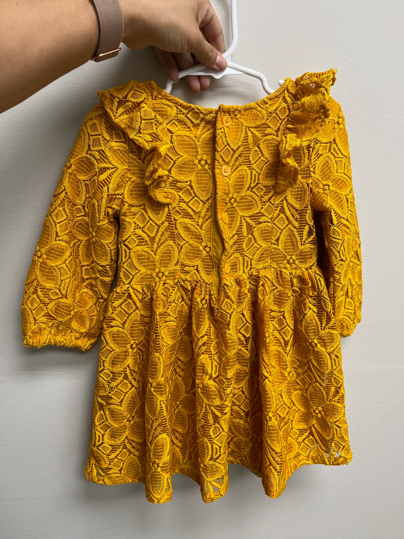 Used Girls Yellow Dress