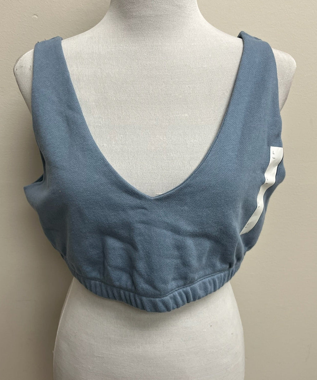 Women’s Blue Crop Top