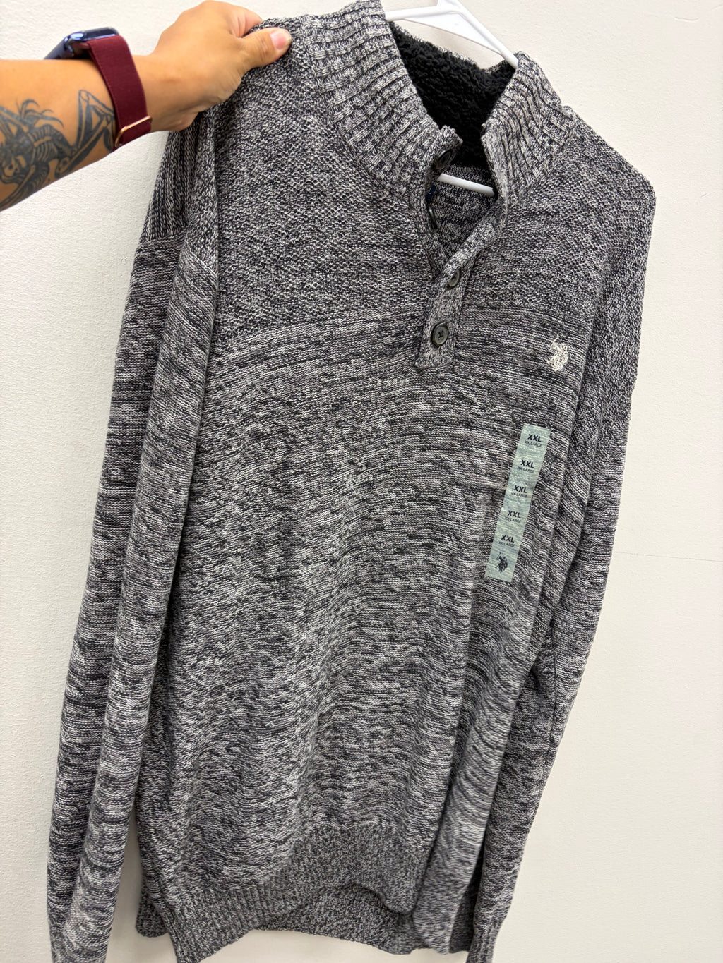 New Unisex Grey Sweater