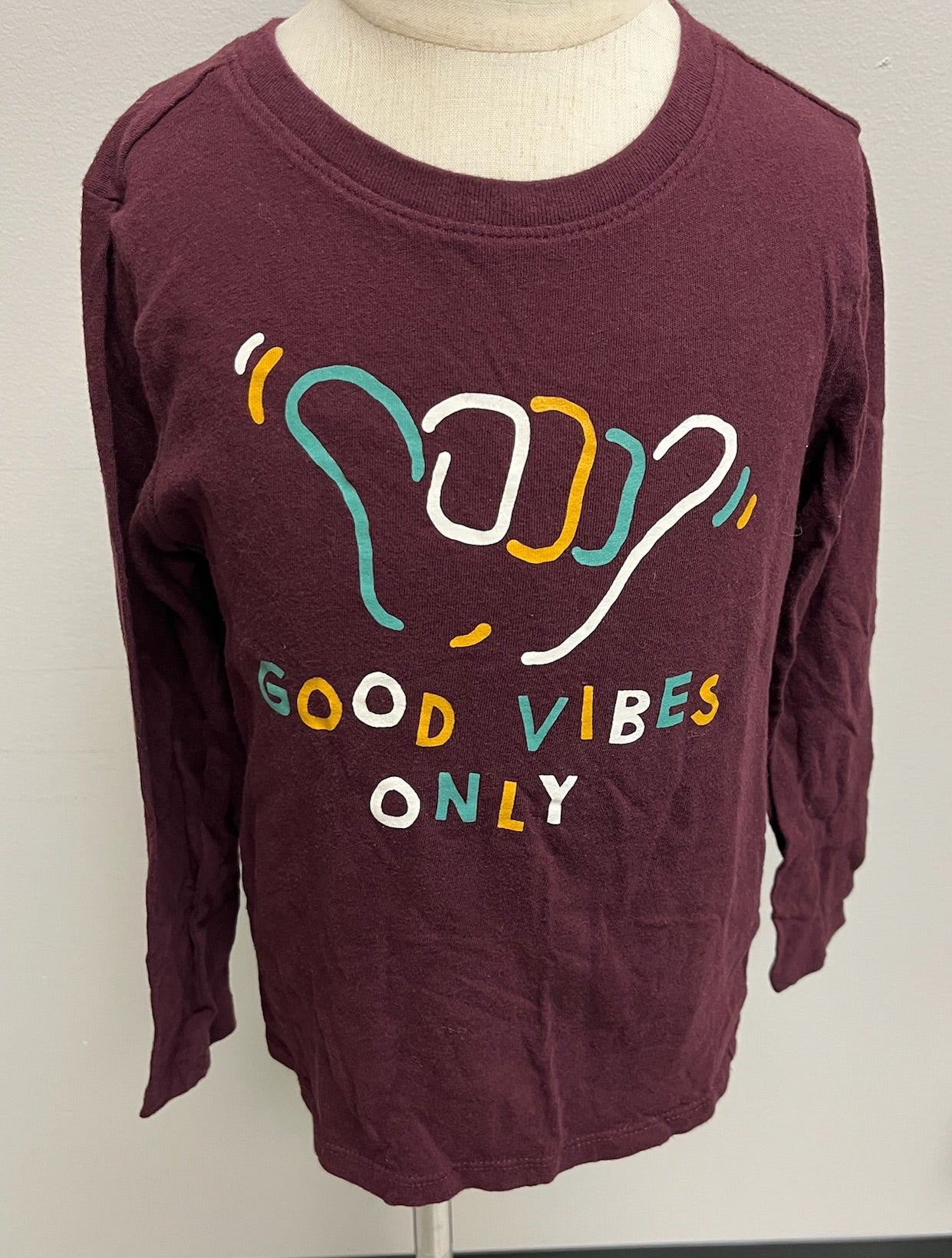 Used Boys Good Vibes Only Long Sleeve