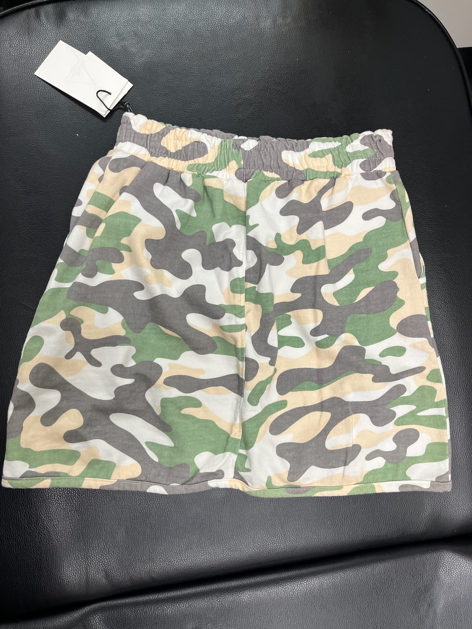 Girls Army Print Skort