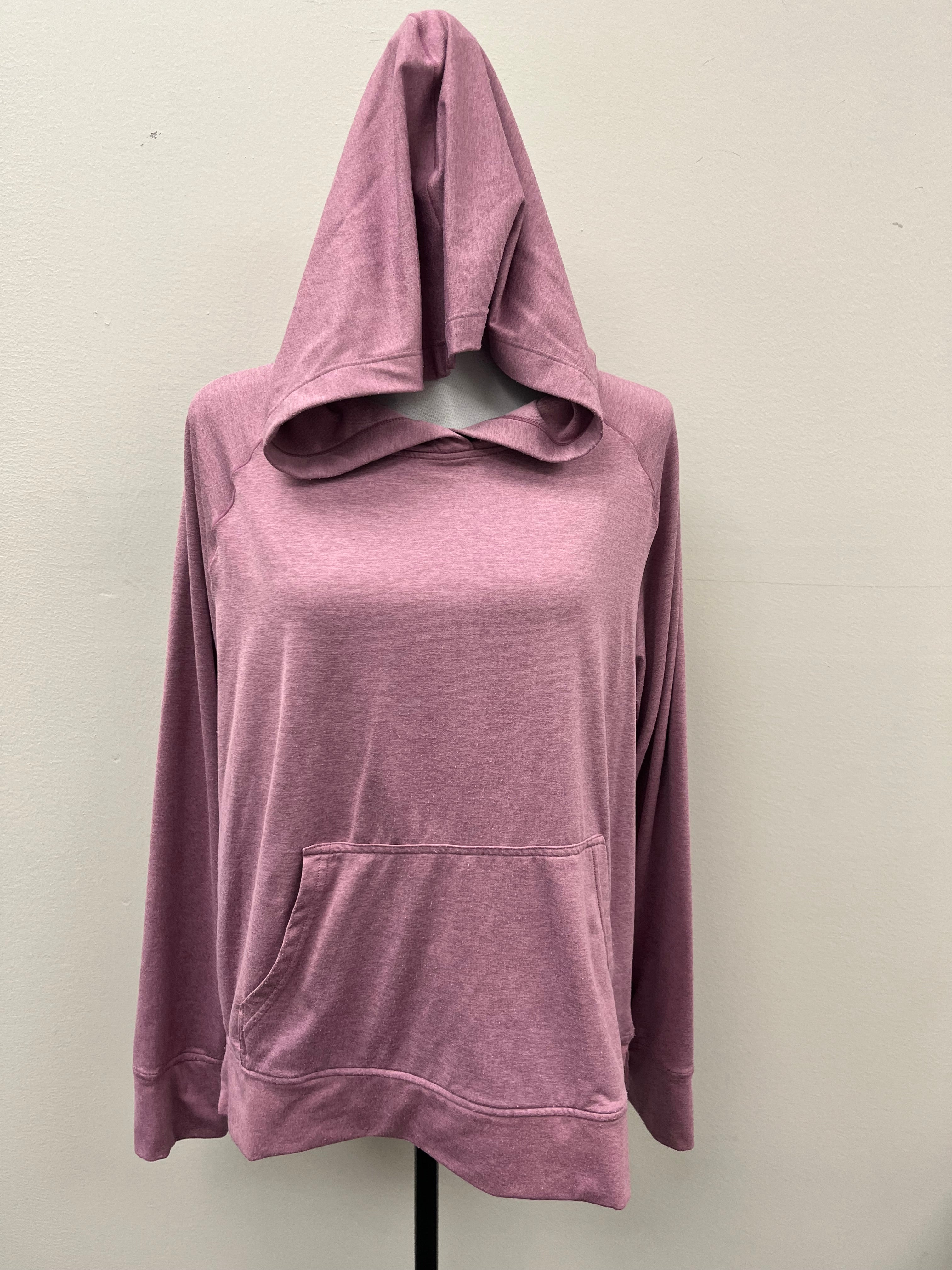 Used Women’s Pink Athletic Hooded Sweater