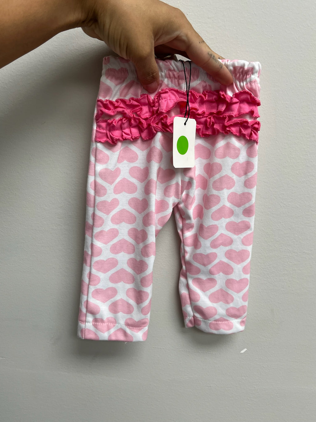 Used Girls Pink Heart Pants