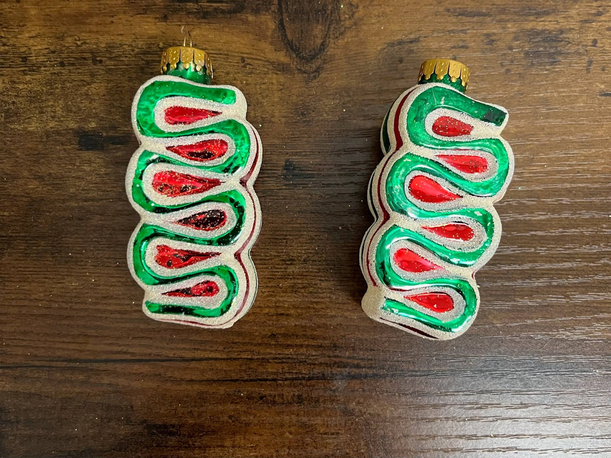 Two Piece Vintage Candy Ornaments