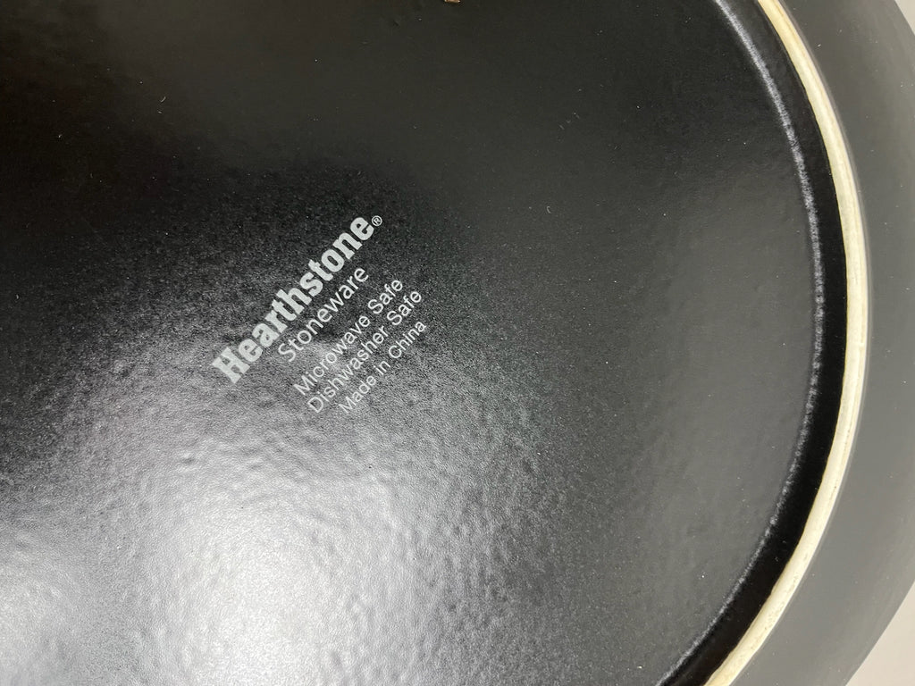 Two Square Stoneware Plates