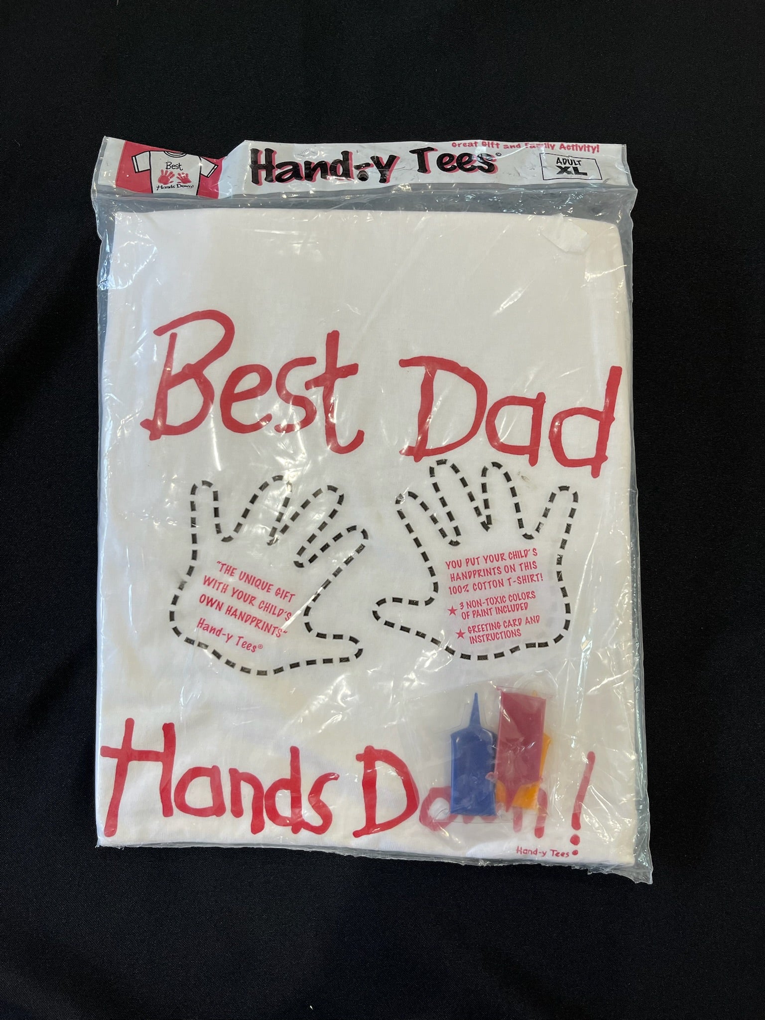 Men’s Best Dad Hands Down Paint Shirt