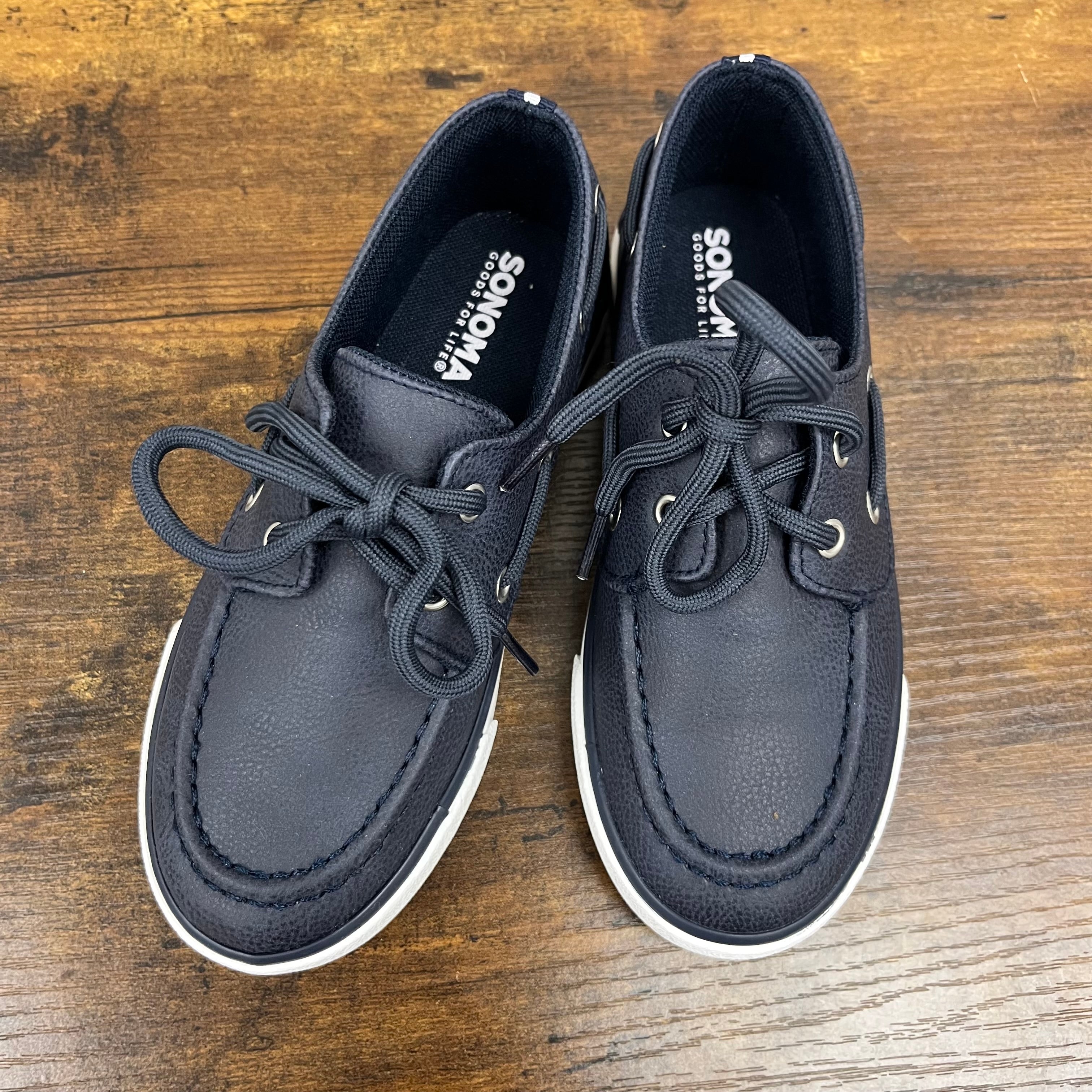 New Boys Blue Slip On Shoes