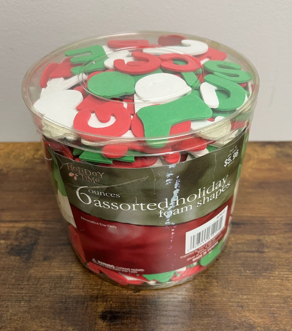 Christmas Foam Craft Letters & Shapes