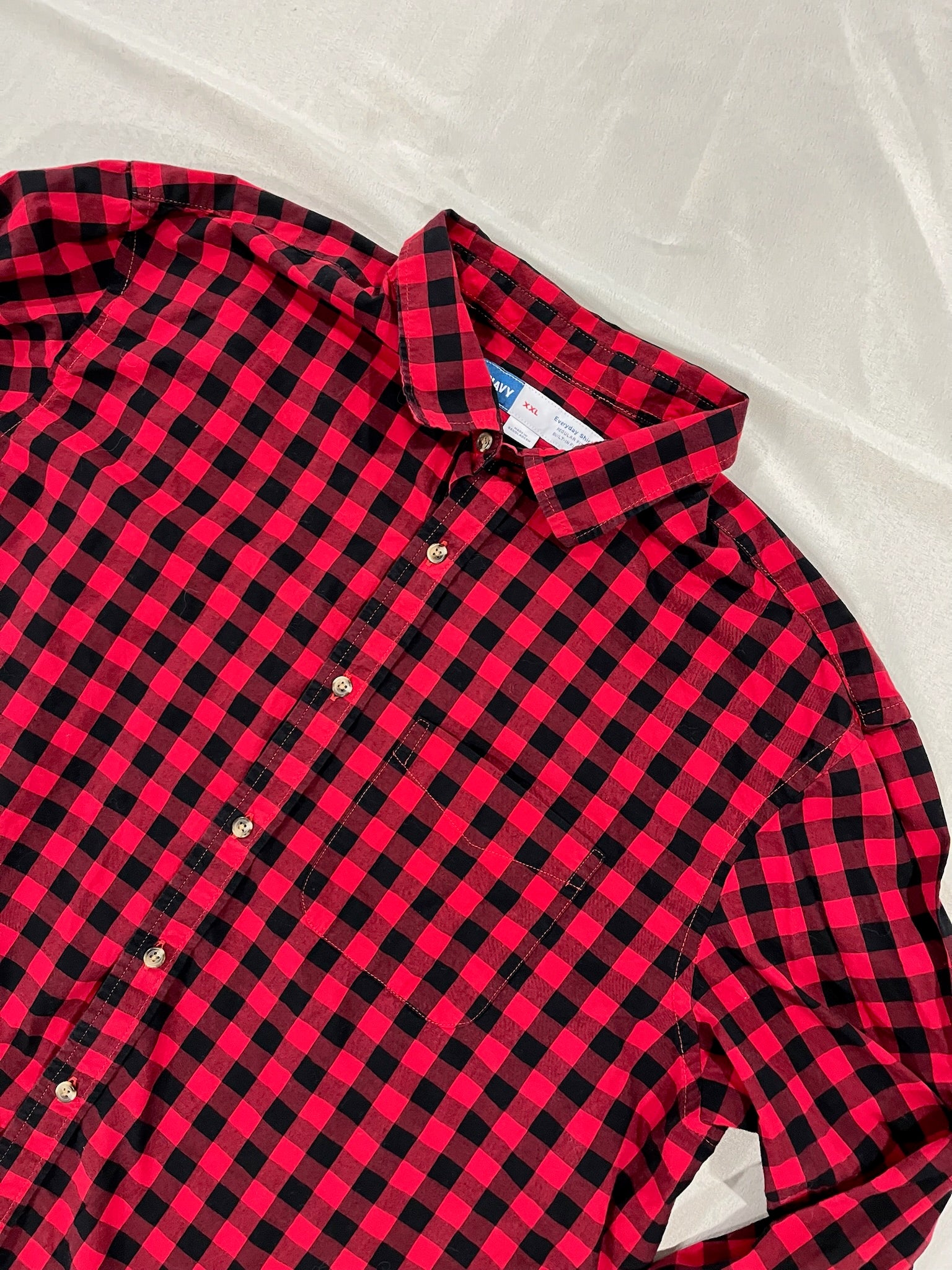 Men’s Red Flannel Button Up