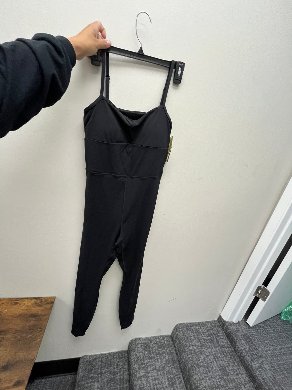 New Women’s Black Athletic Jumpsuit