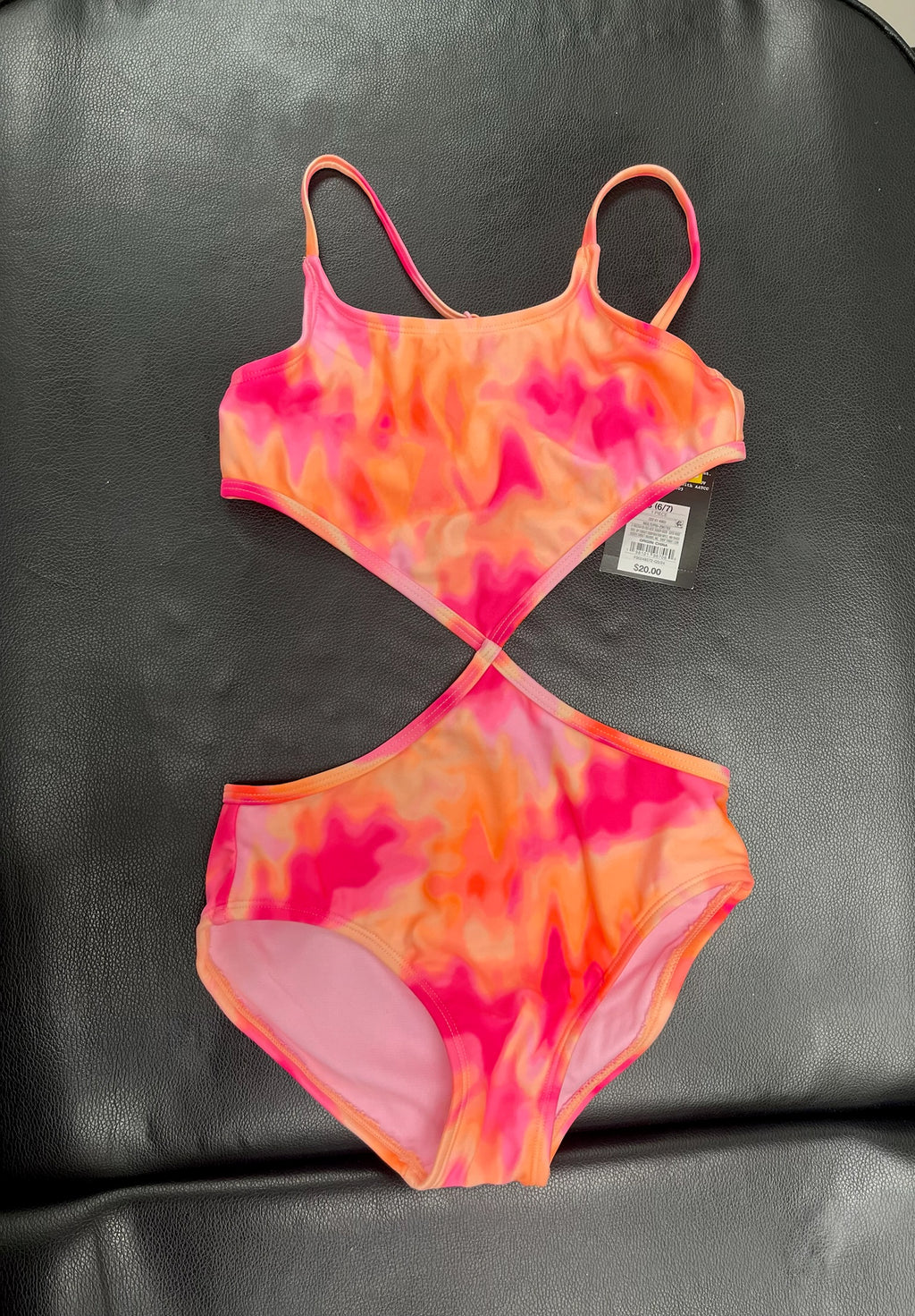 Girls Tie Dye Bathing Suit