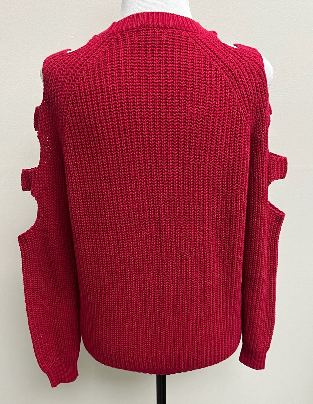 Used Women’s Red Knitted Top