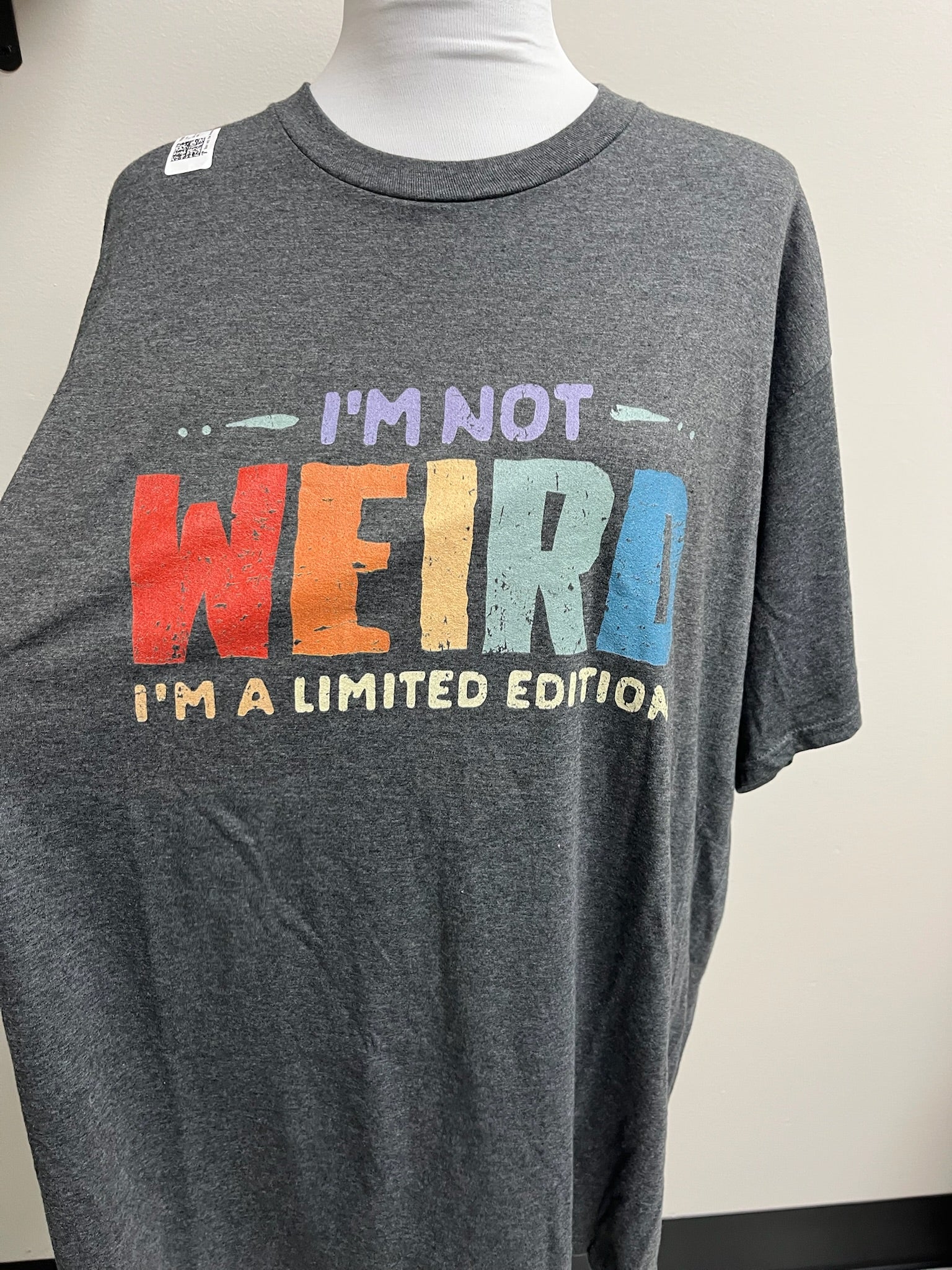 Women’s Grey “I’m Not Weird I’m A Limited Edition” Shirt