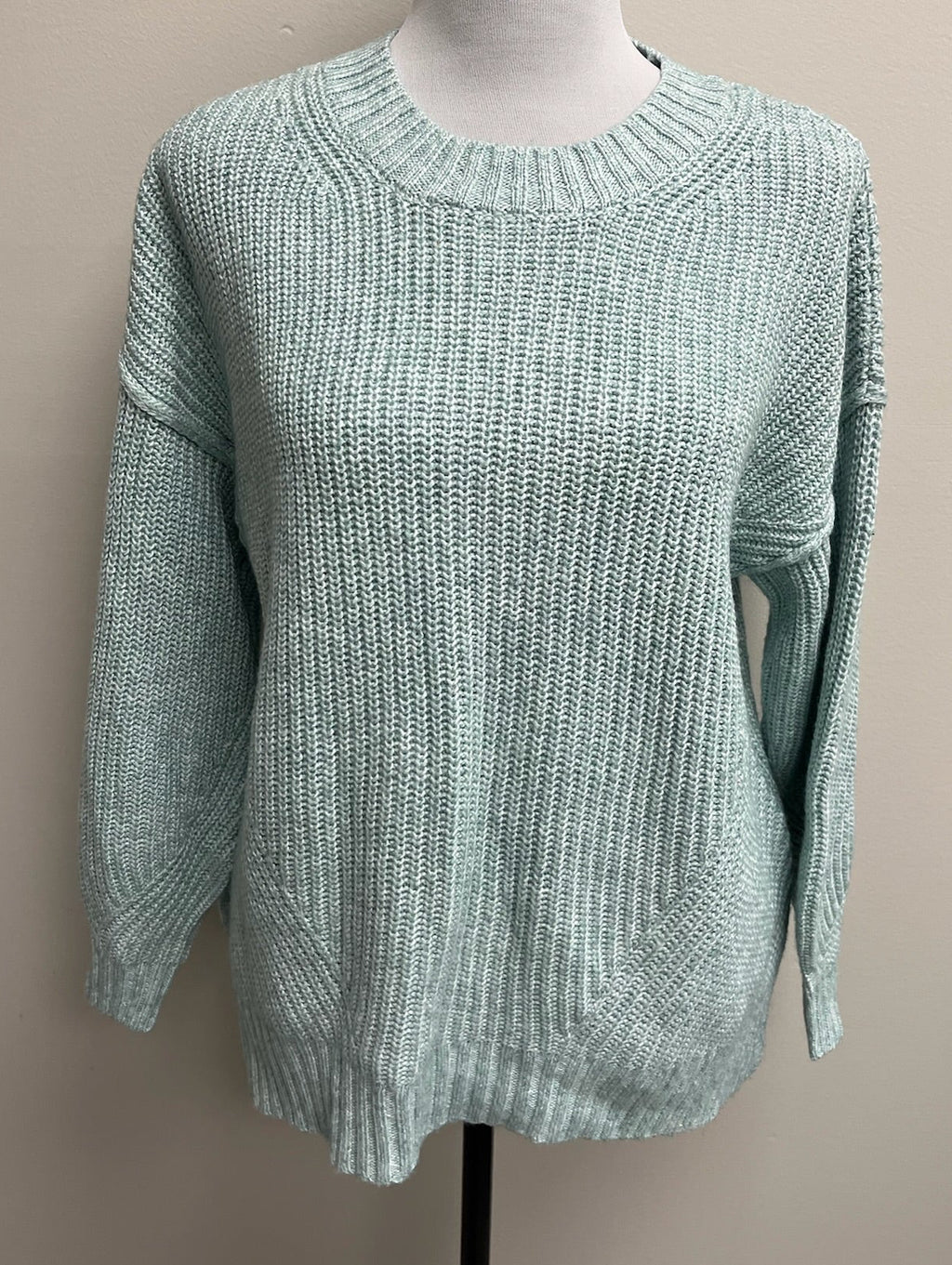 Women’s Blue Knitted Sweater Shirt