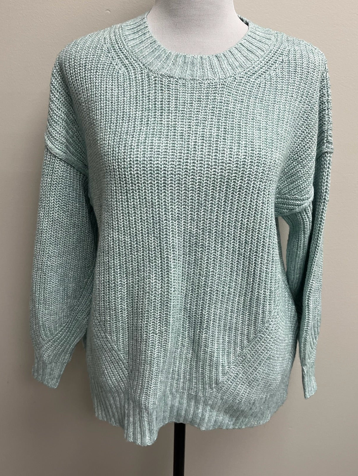 Women’s Blue Knitted Sweater Shirt