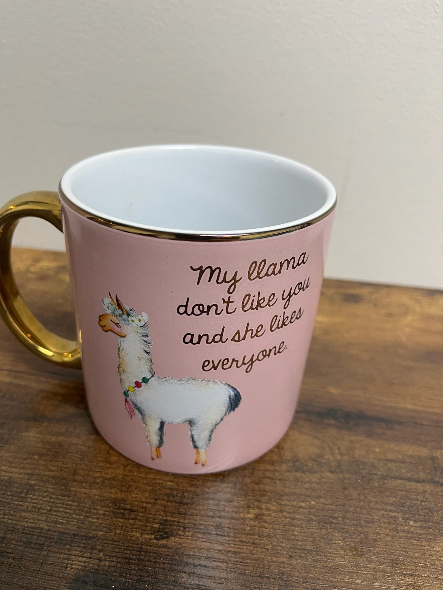 Used My Llama Doesn’t Like You But She Likes Everyone Else Coffee/Tea Mug