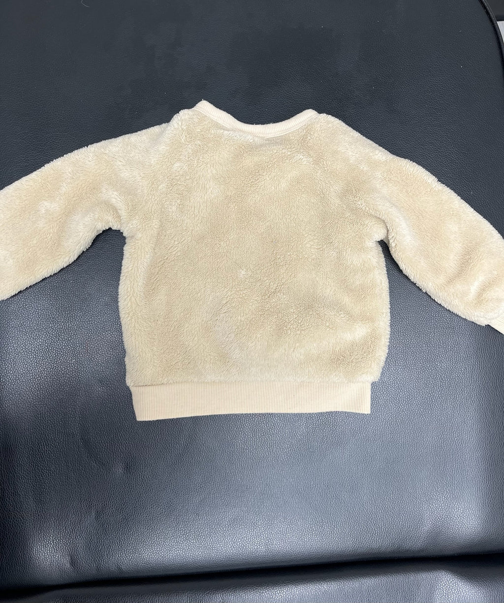 Girls Bear Crewneck Sweater