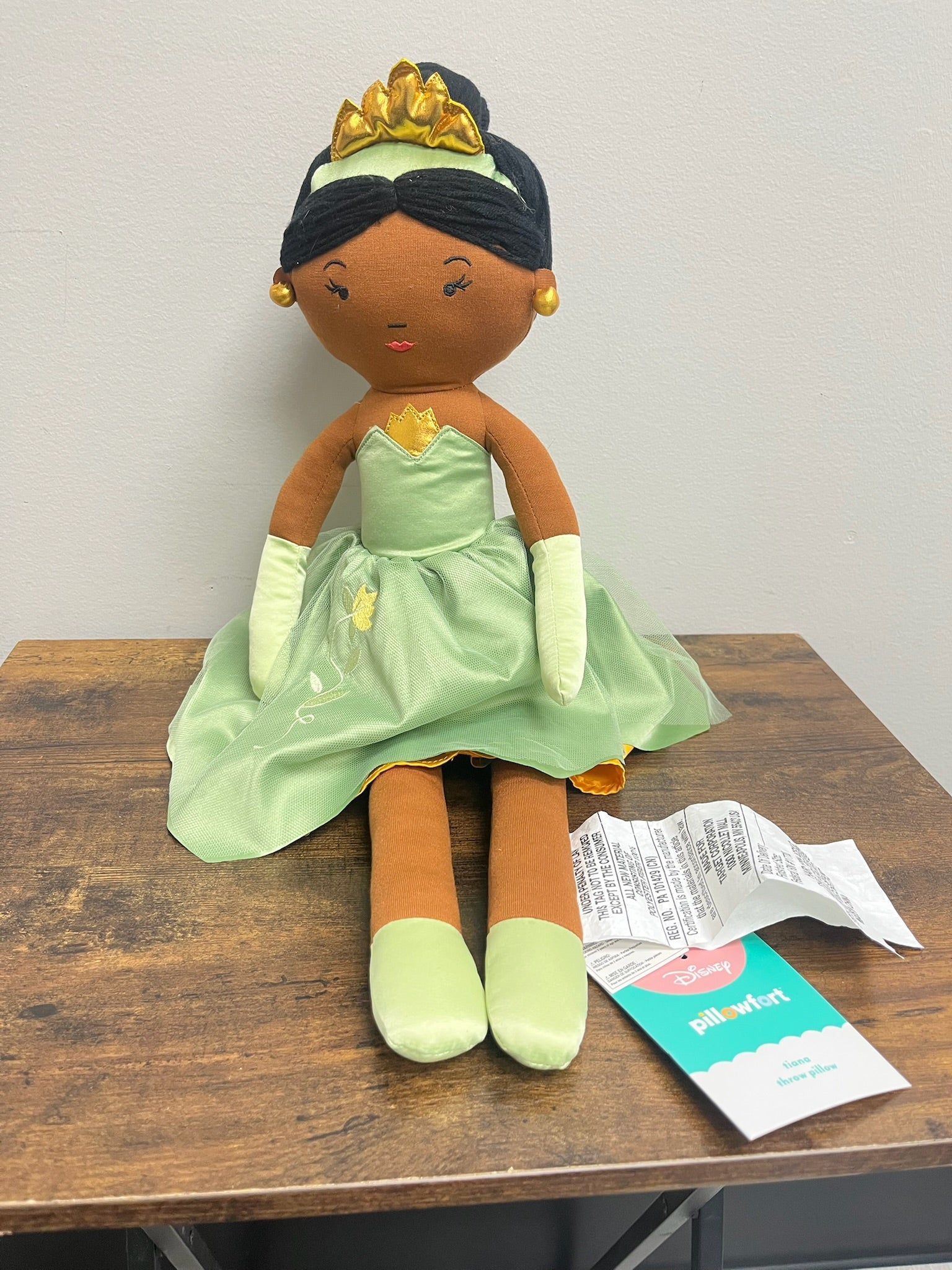 New Princess Tiana Kids Pillow Buddy