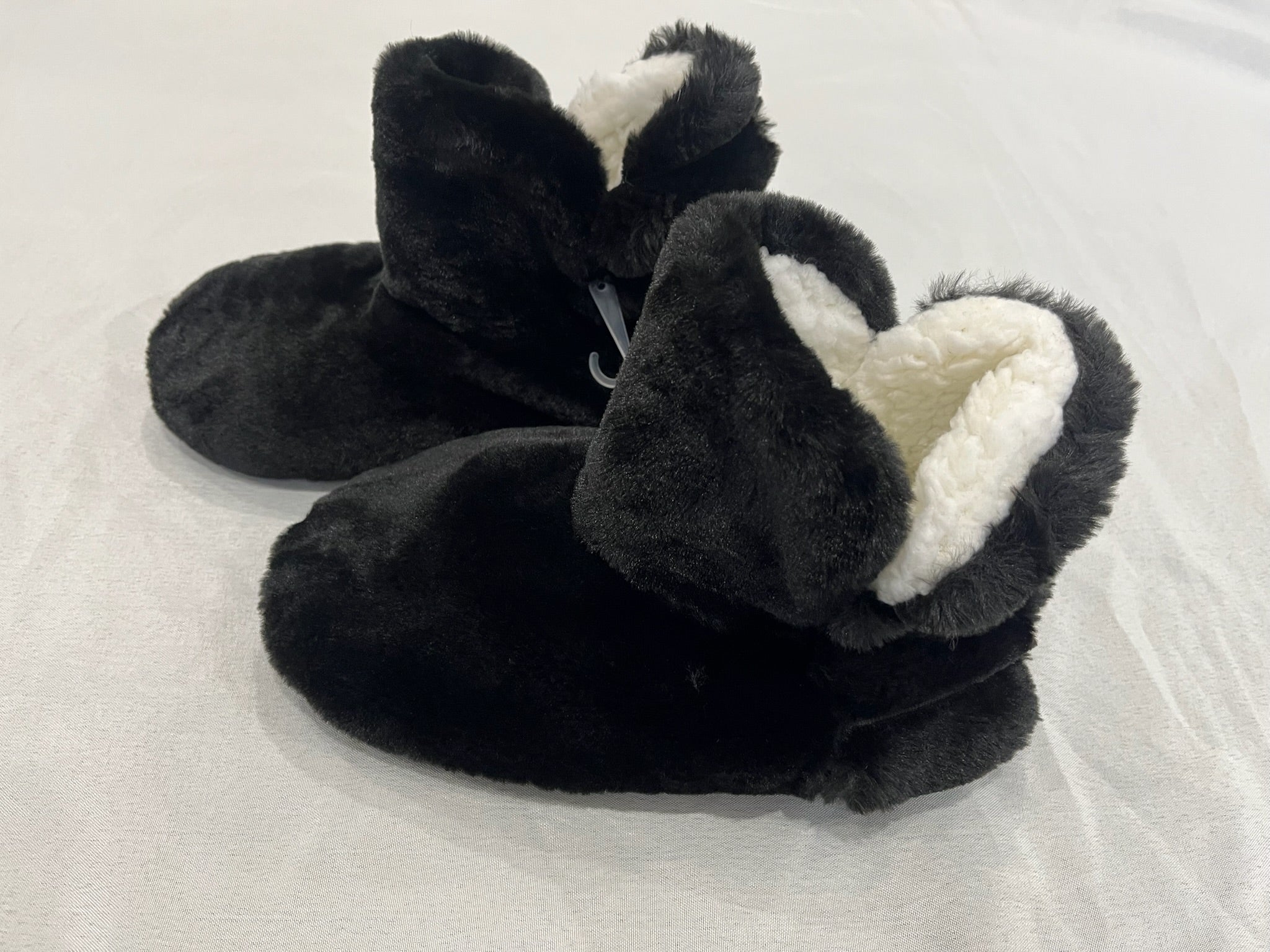 Women’s Black High Top Slippers