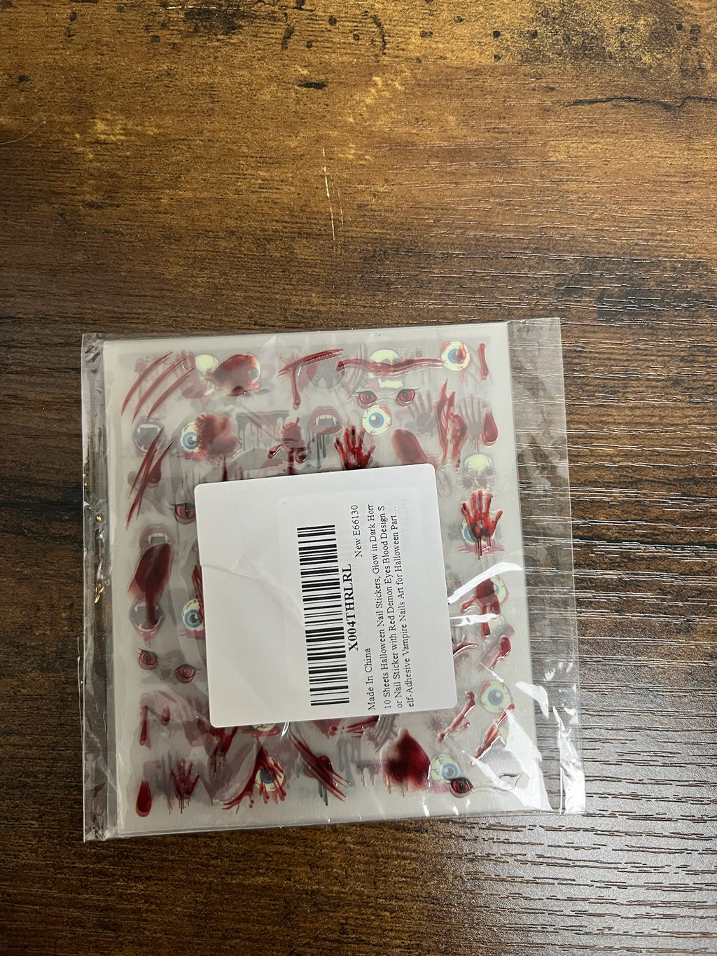 New Halloween Horror Nail Decals
