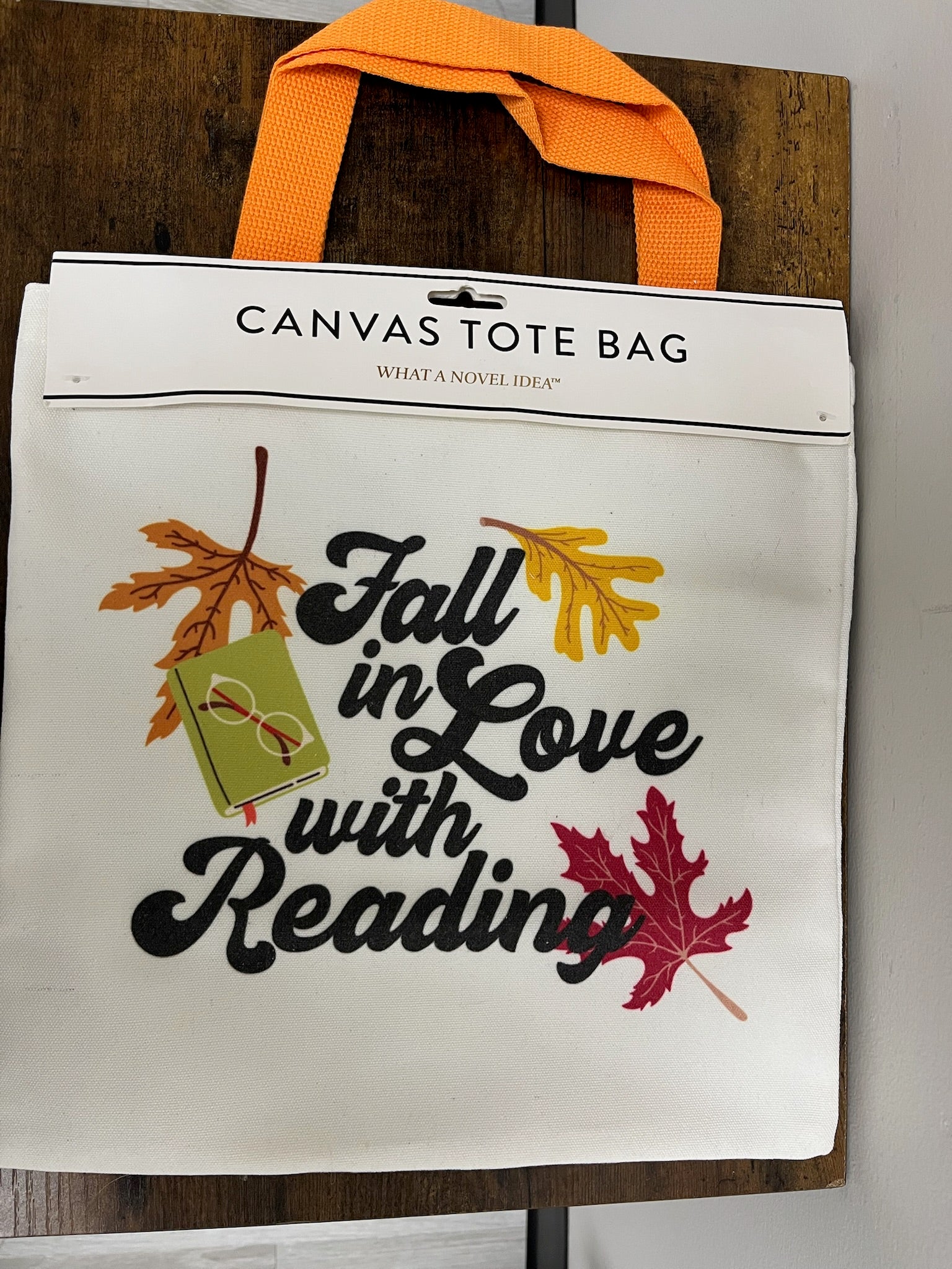 New Fall In Love With Reading Canvas Tote Bag