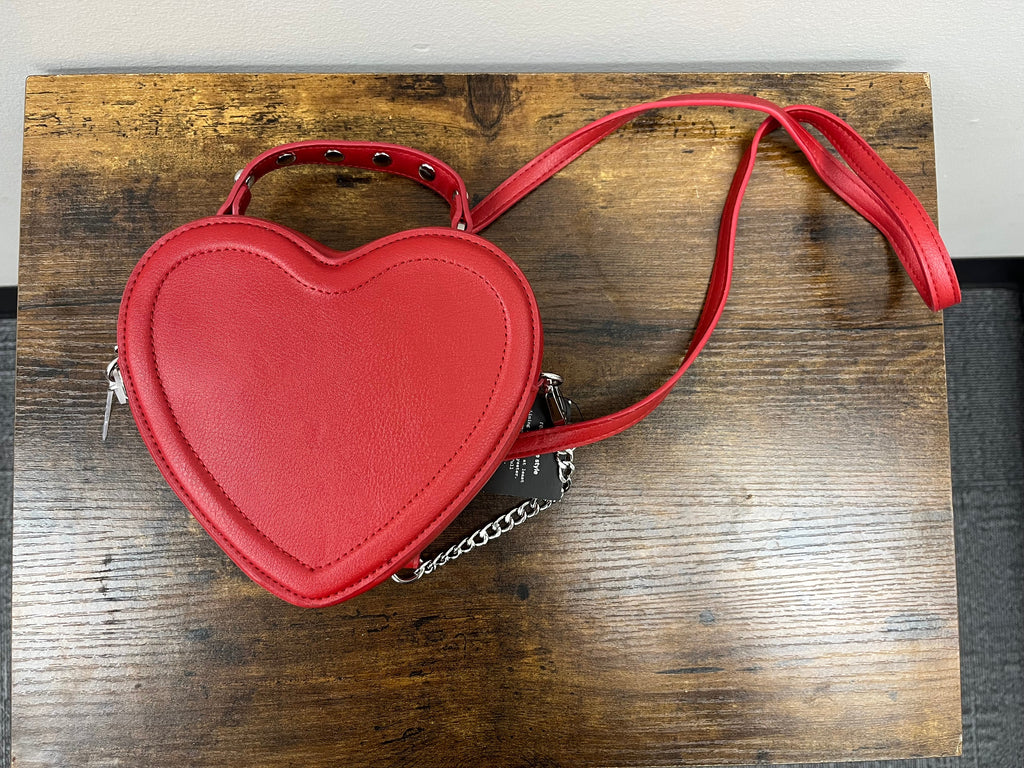 New Red Heart Shaped Purse